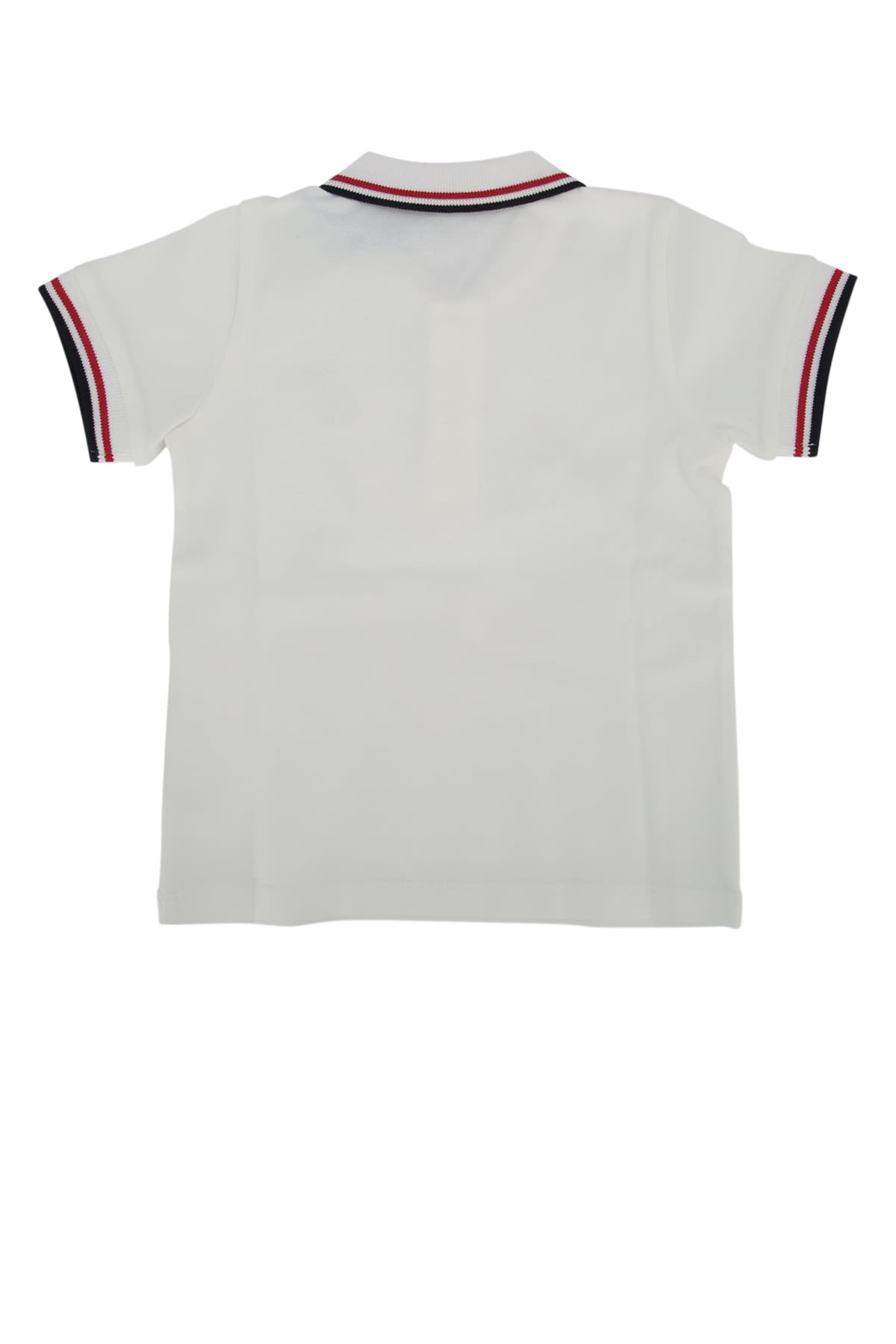 Moncler Ss Polo In Gray