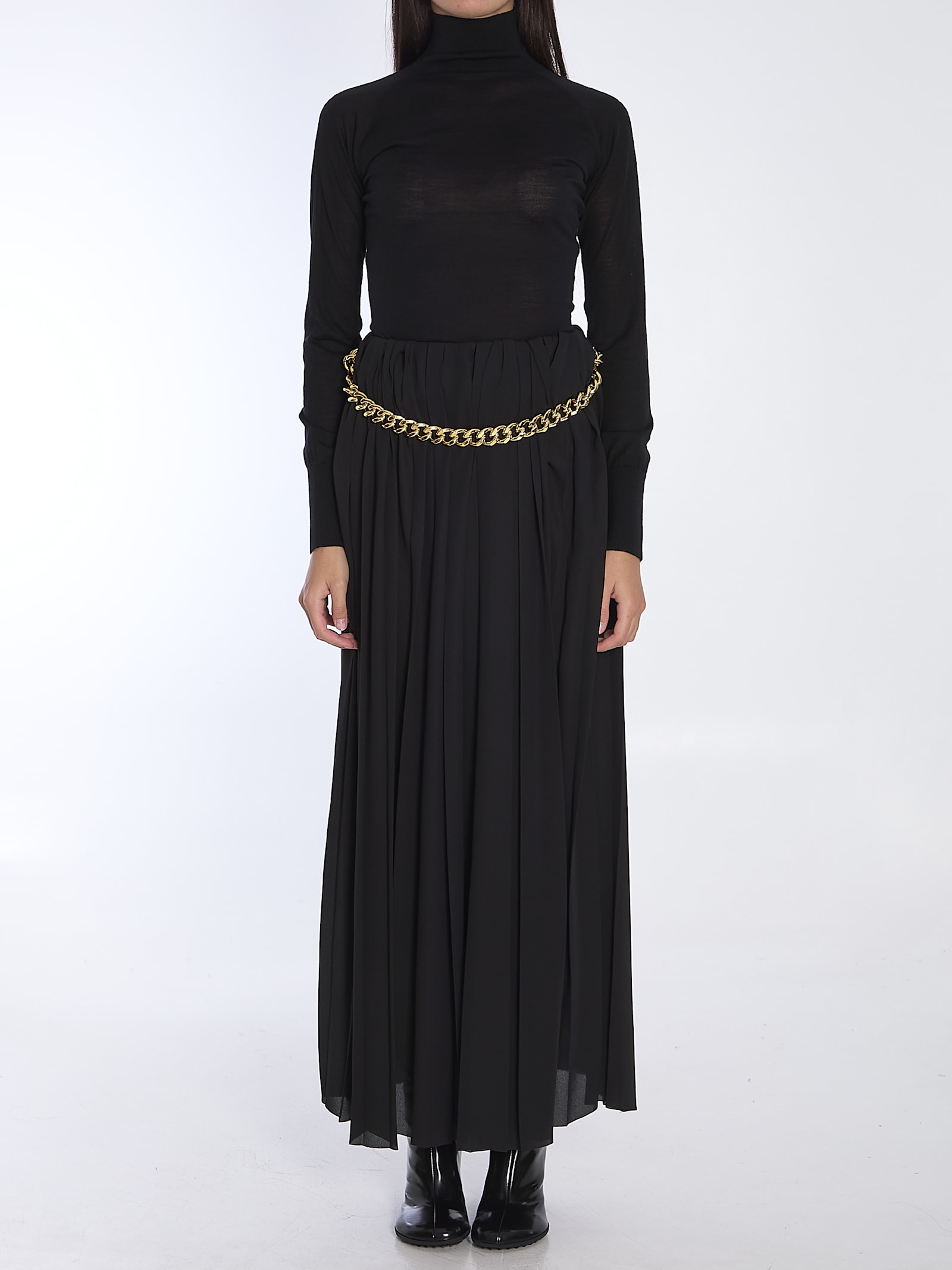 Shop Balenciaga Pleated Skirt