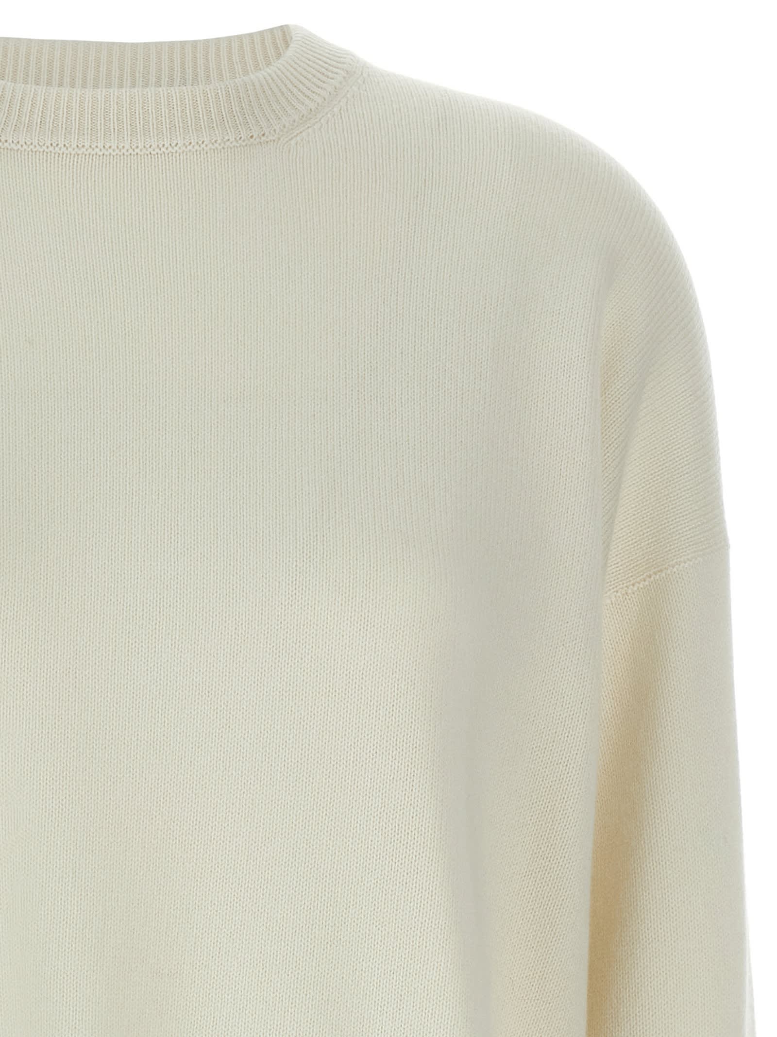 Brunello Cucinelli Monili-chain Cashmere Sweater In Neutral