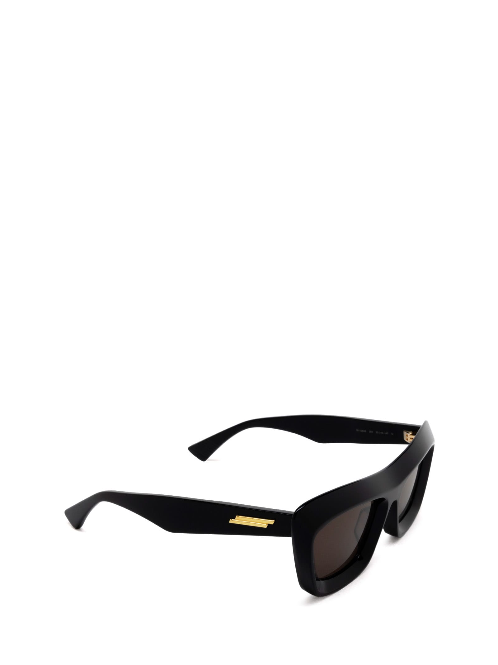 Shop Bottega Veneta Bv1283s Black Sunglasses