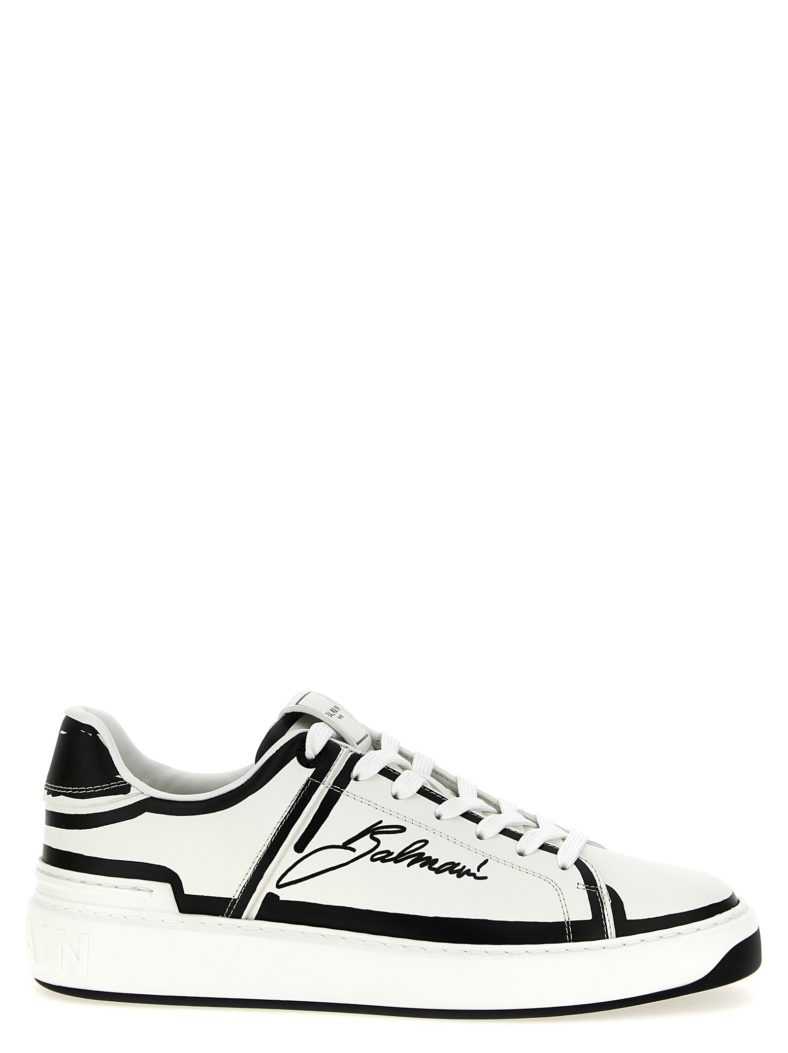 BALMAIN ヒキニセットハタン BKBBB17500 105 B Skate Low Top - Green – Feature