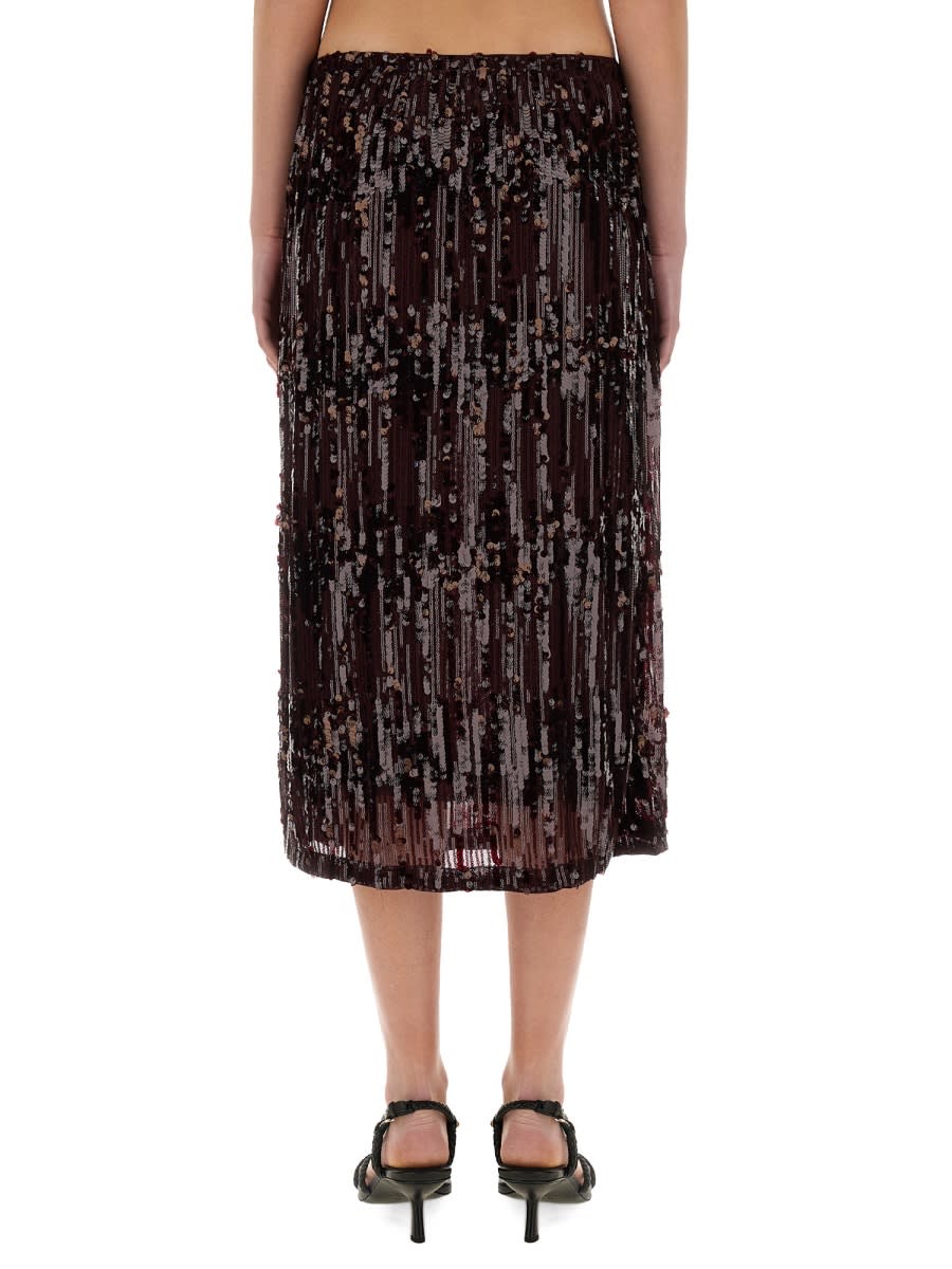 Baum Und Pferdgarten Midi Skirt Jaino In Brown