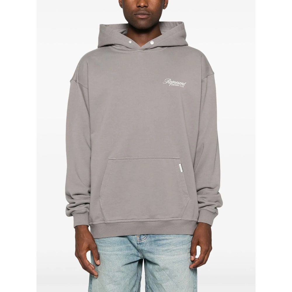 Represent Owners Club Hoodie In Gray