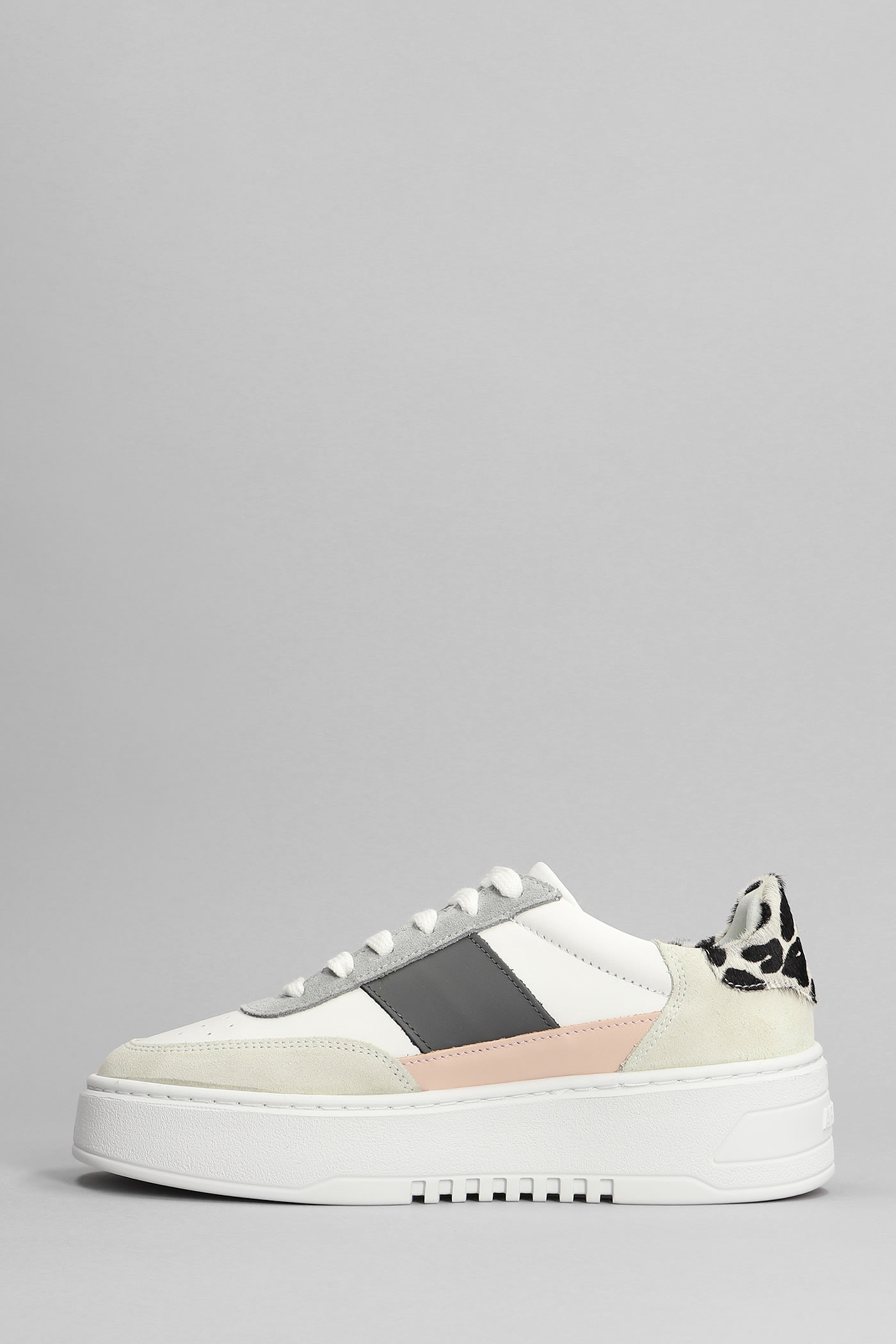 Shop Axel Arigato Orbit Sneakers In White Leather In Multicolour