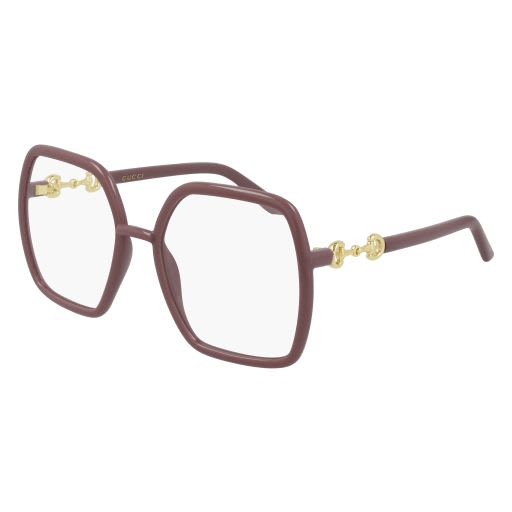 Gucci Horsebit Detail Oversized-frame Glasses In Brown