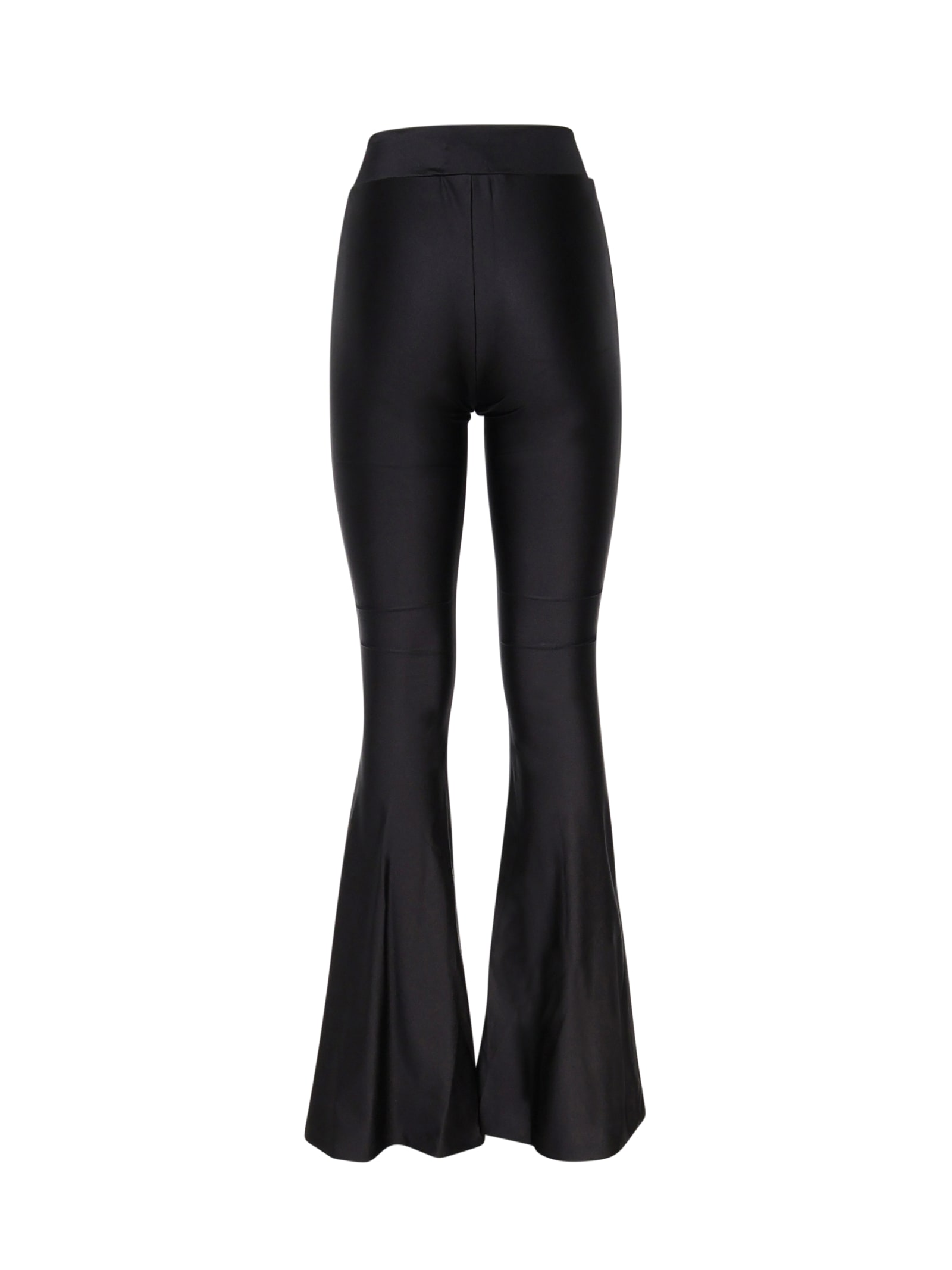 Shop Just Cavalli Leggings Trousers With Flared Leg In Black