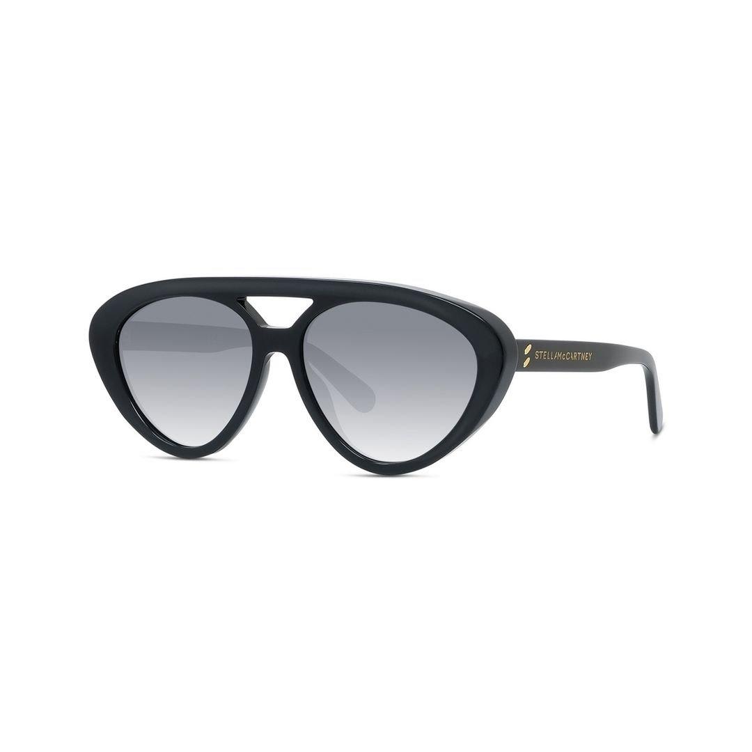 Shop Stella Mccartney Cat-eye Frame Sunglasses In 01b