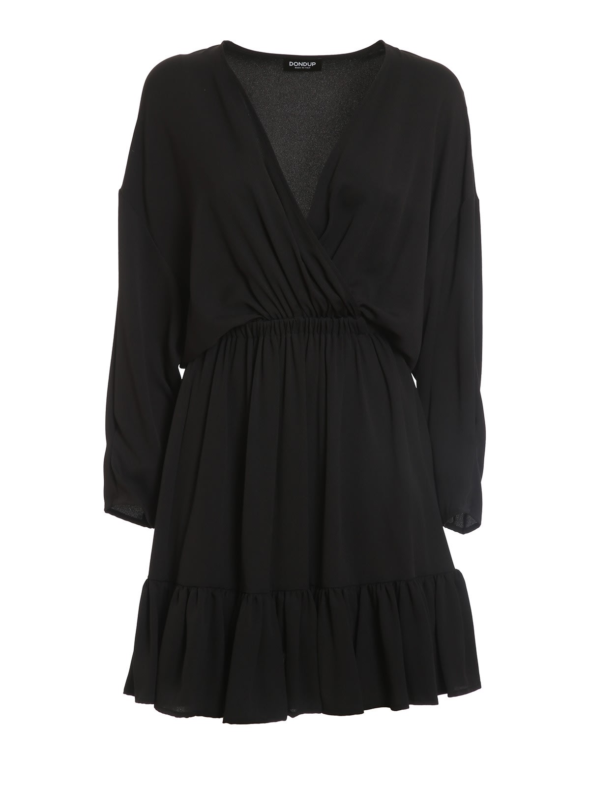 Dondup Black Silk Dress