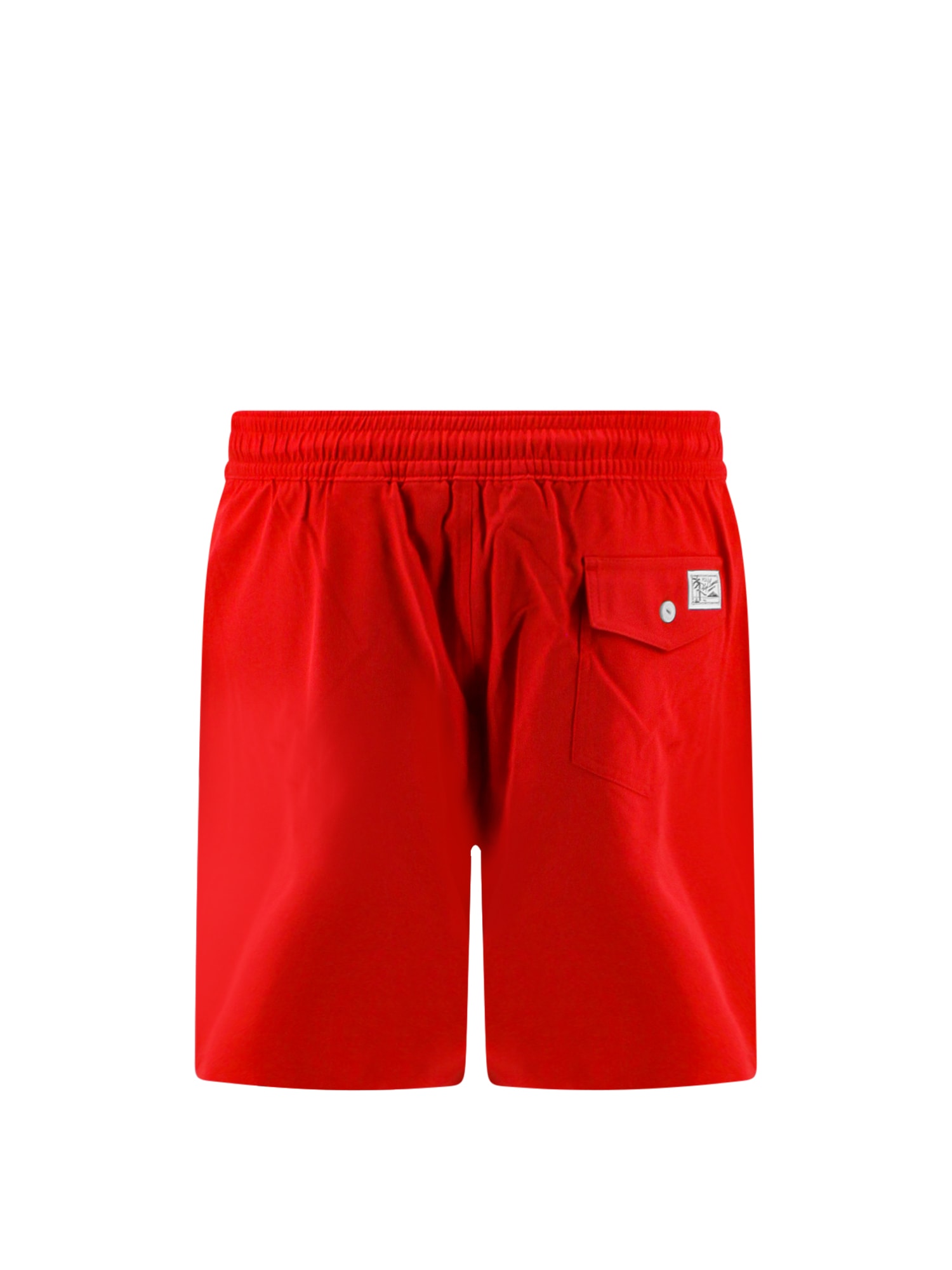 Shop Polo Ralph Lauren Swim Trunks In Red
