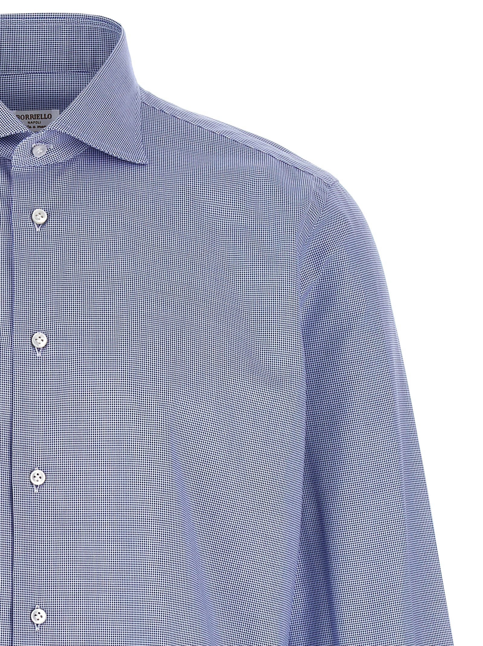 Shop Borriello Napoli Marechiaro Shirt In Light Blue