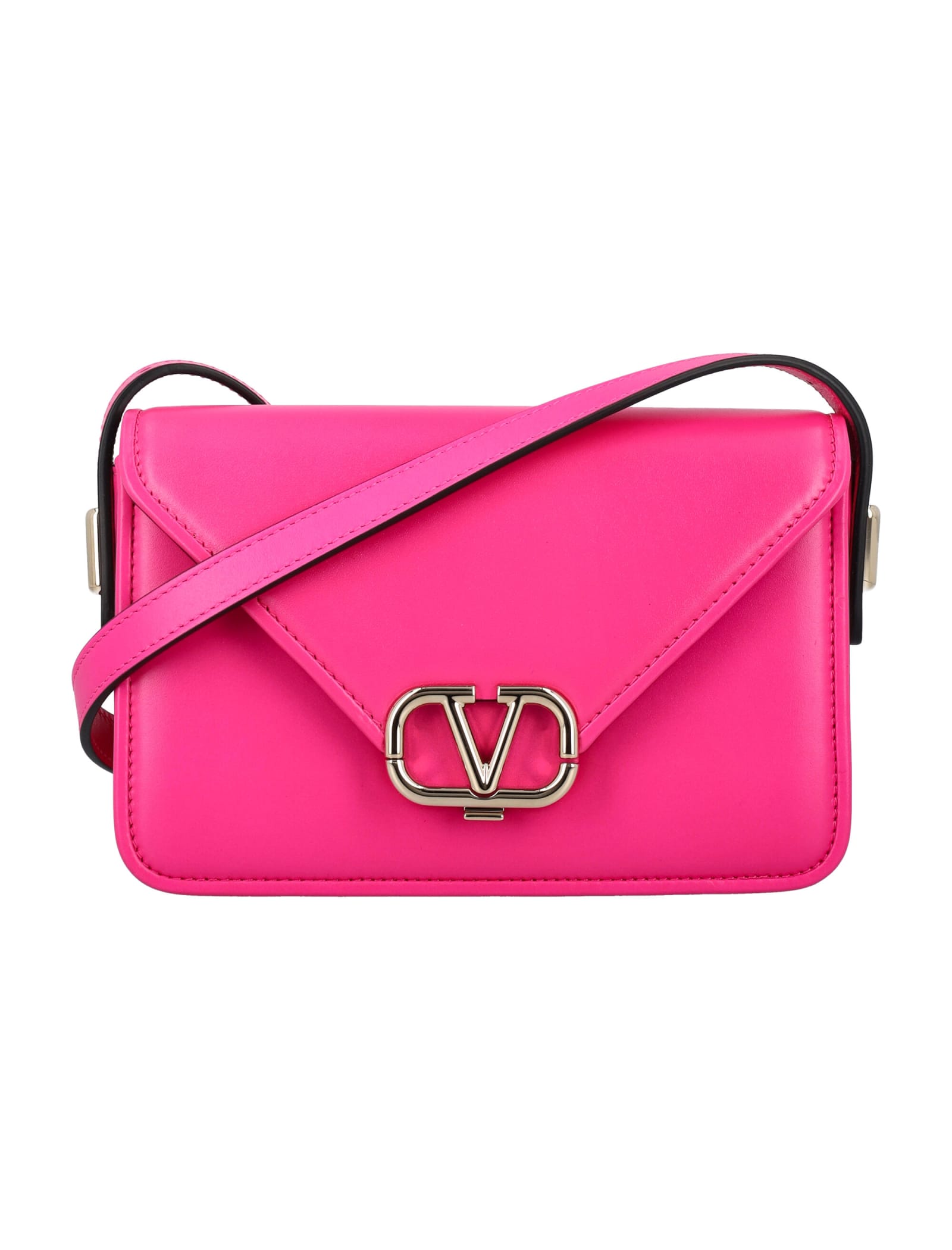 Valentino Garavani Shoulder Bag Small In Pink