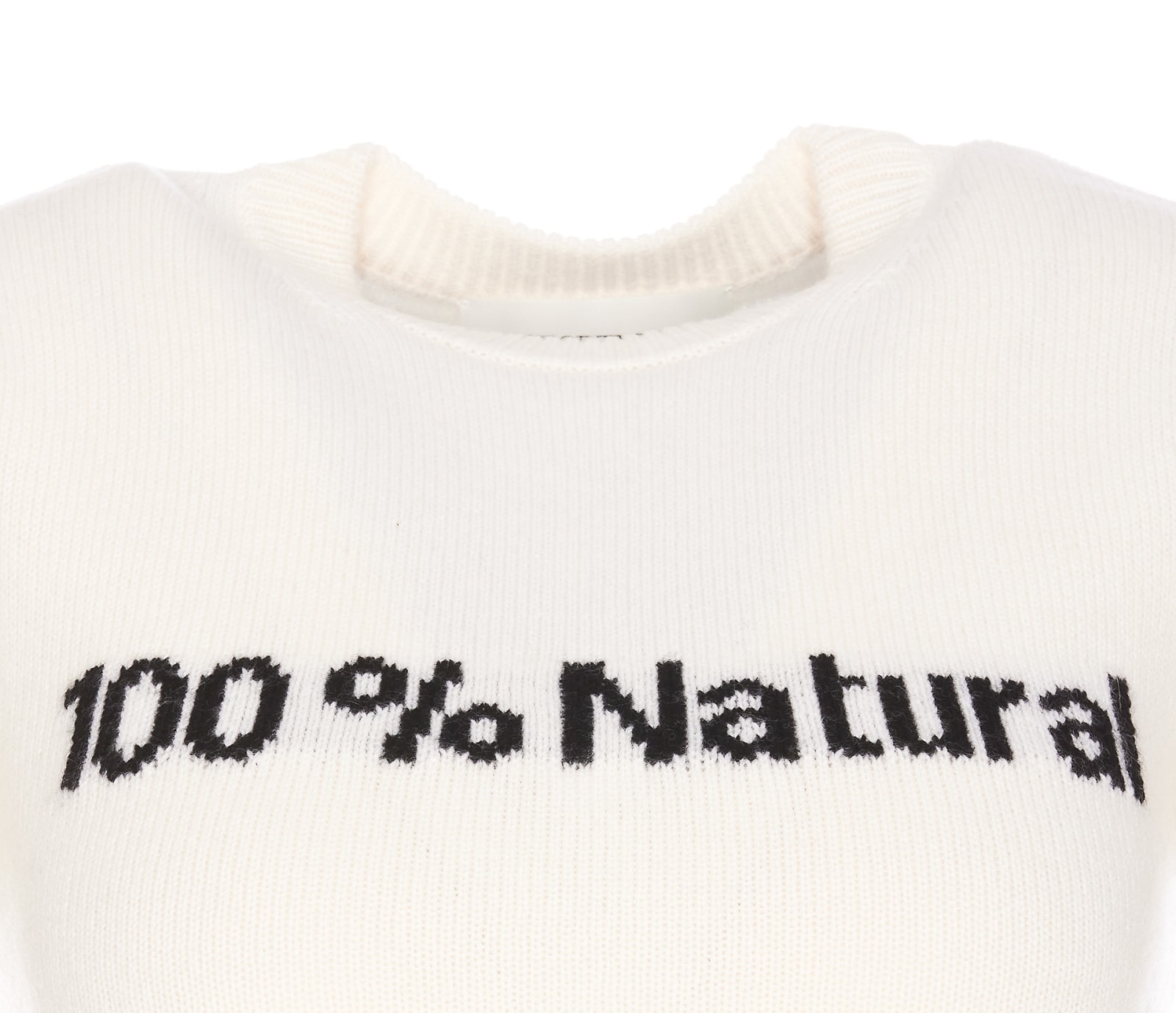 Shop Sportmax Udito Short Sleeves Sweater In White