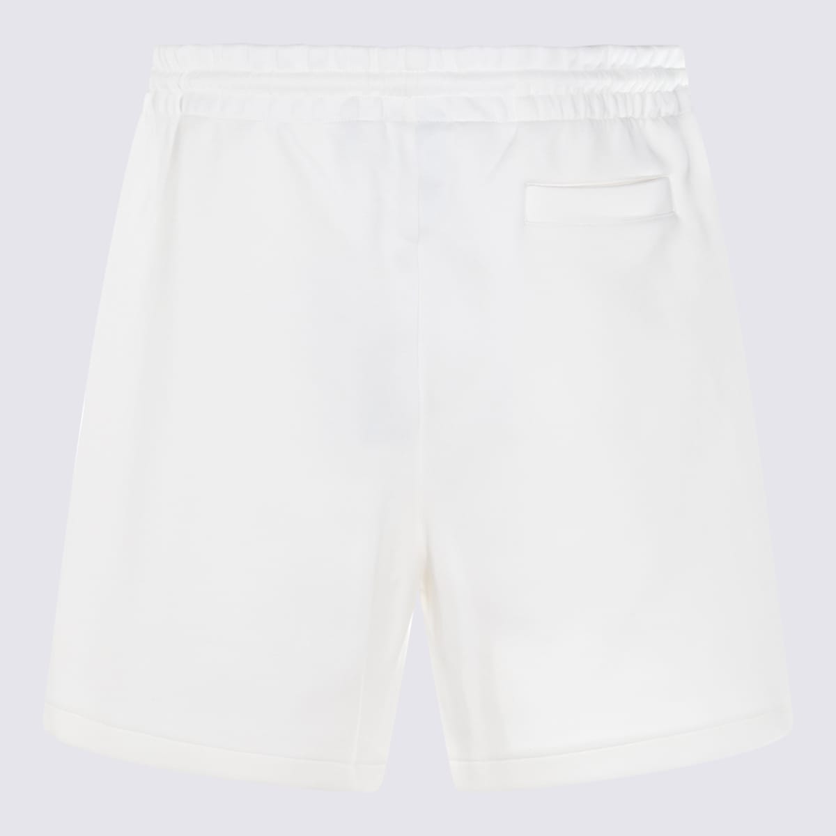 White Cotton Shorts
