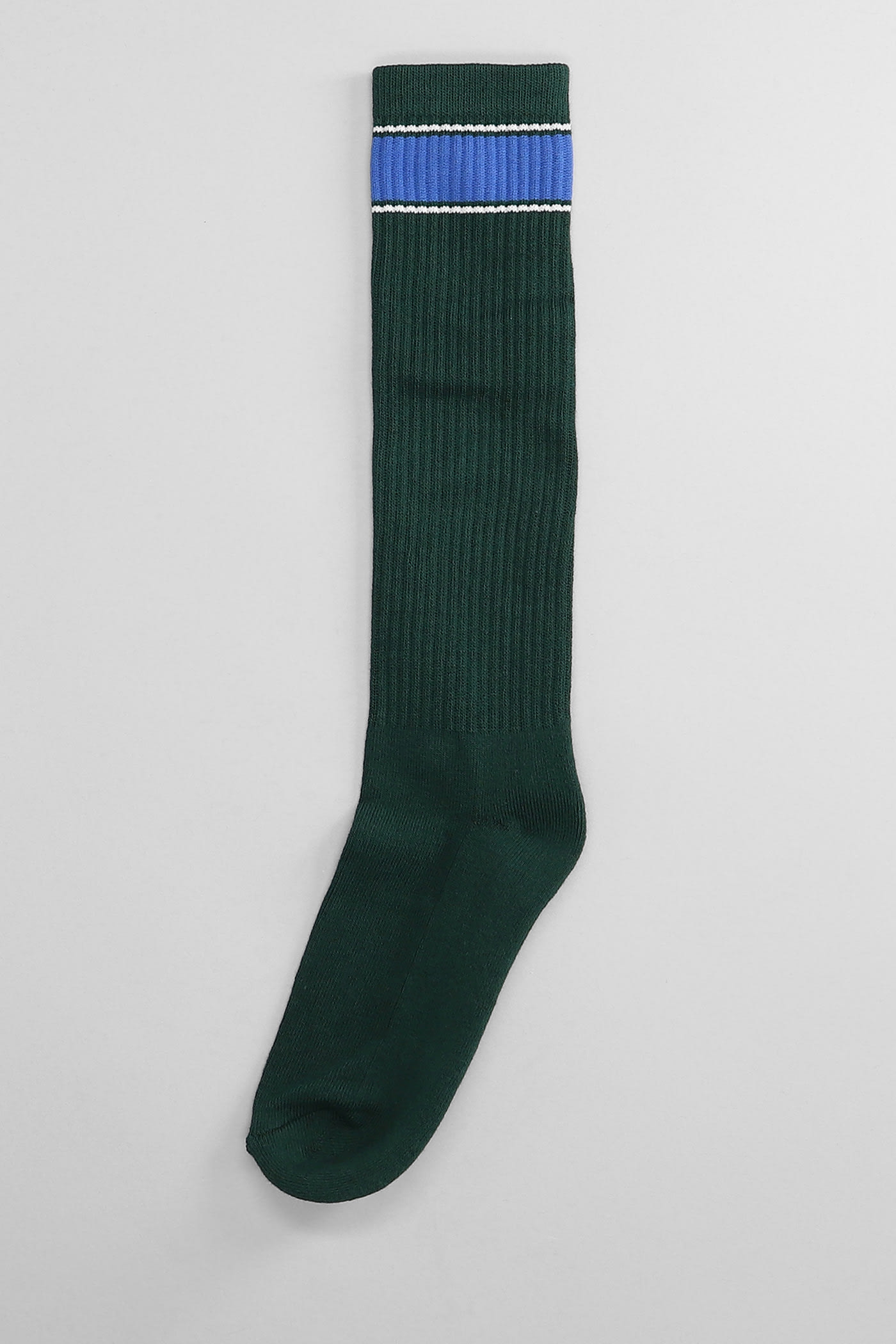 Shop Autry Socks In Green Cotton