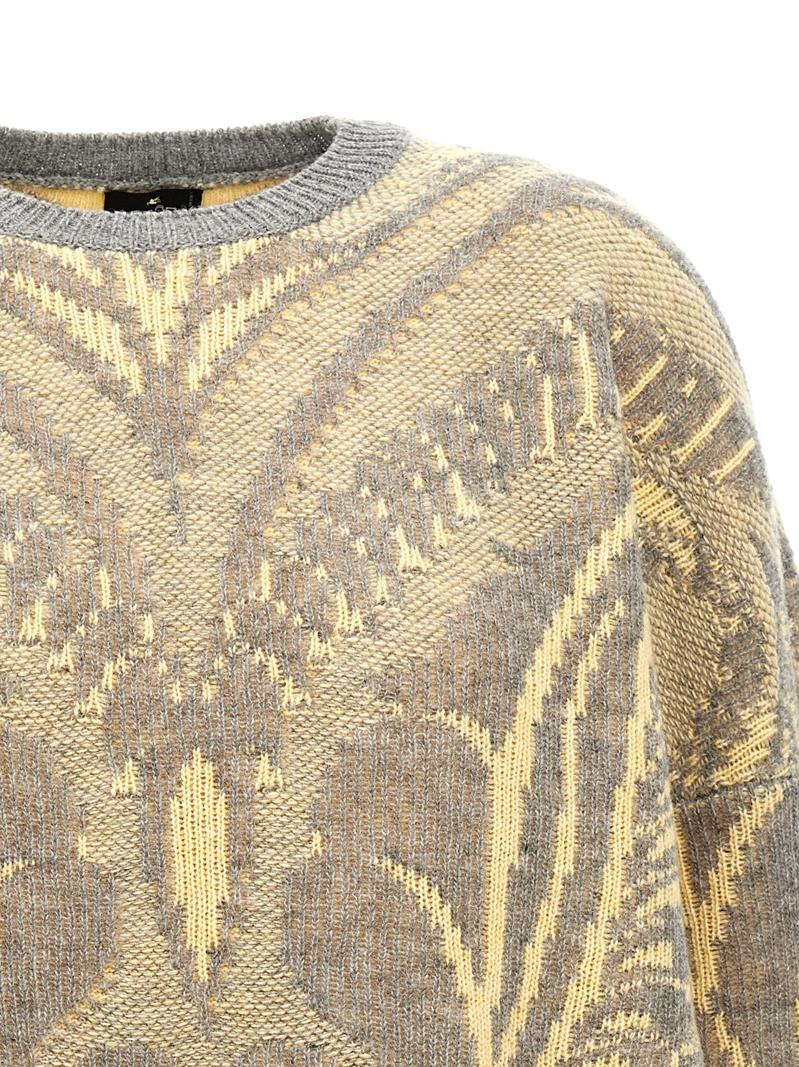 Shop Etro Paisley Sweater In Multicolor