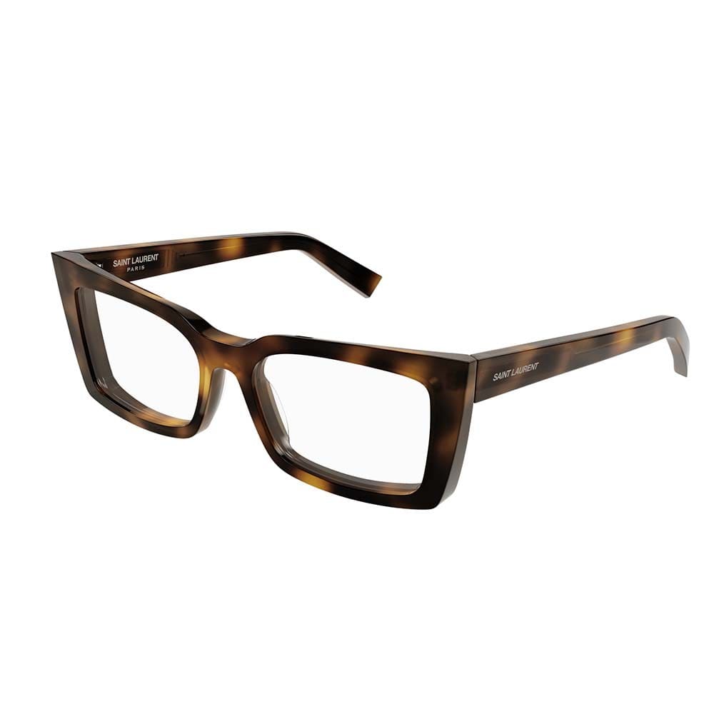 Saint Laurent Glasses In Marrone