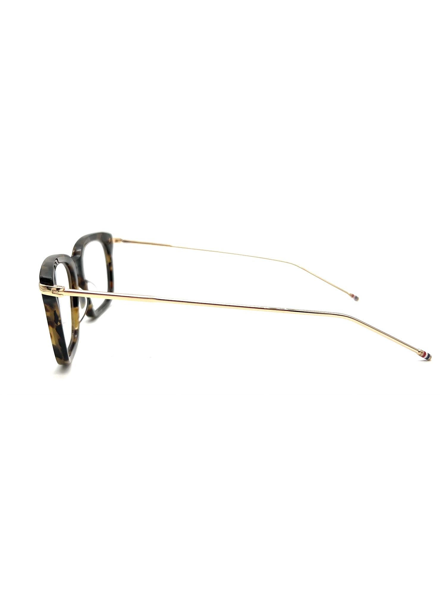 Shop Thom Browne Ueo701a/g0003 Eyewear In Dark Brown