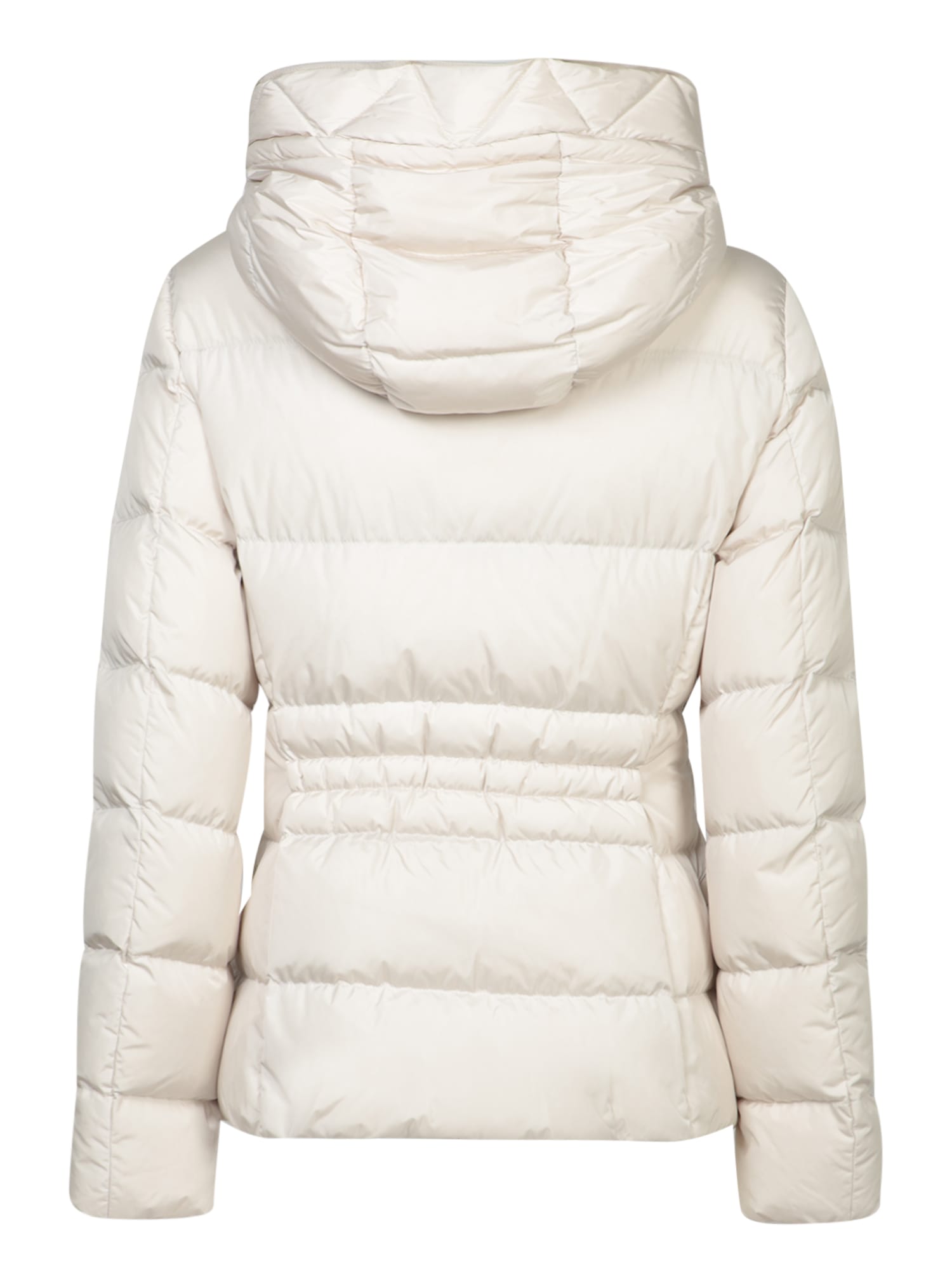 Shop Moncler Avorio Avoce Jacket In White