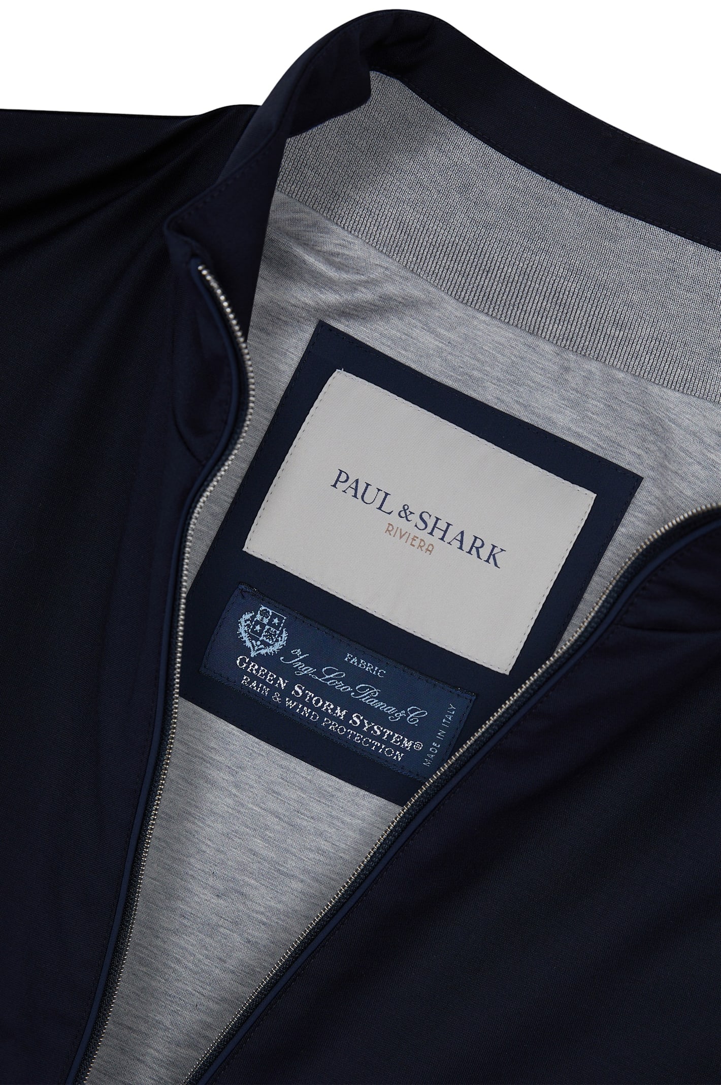 Shop Paul&amp;shark Wool Full Zip In Blue