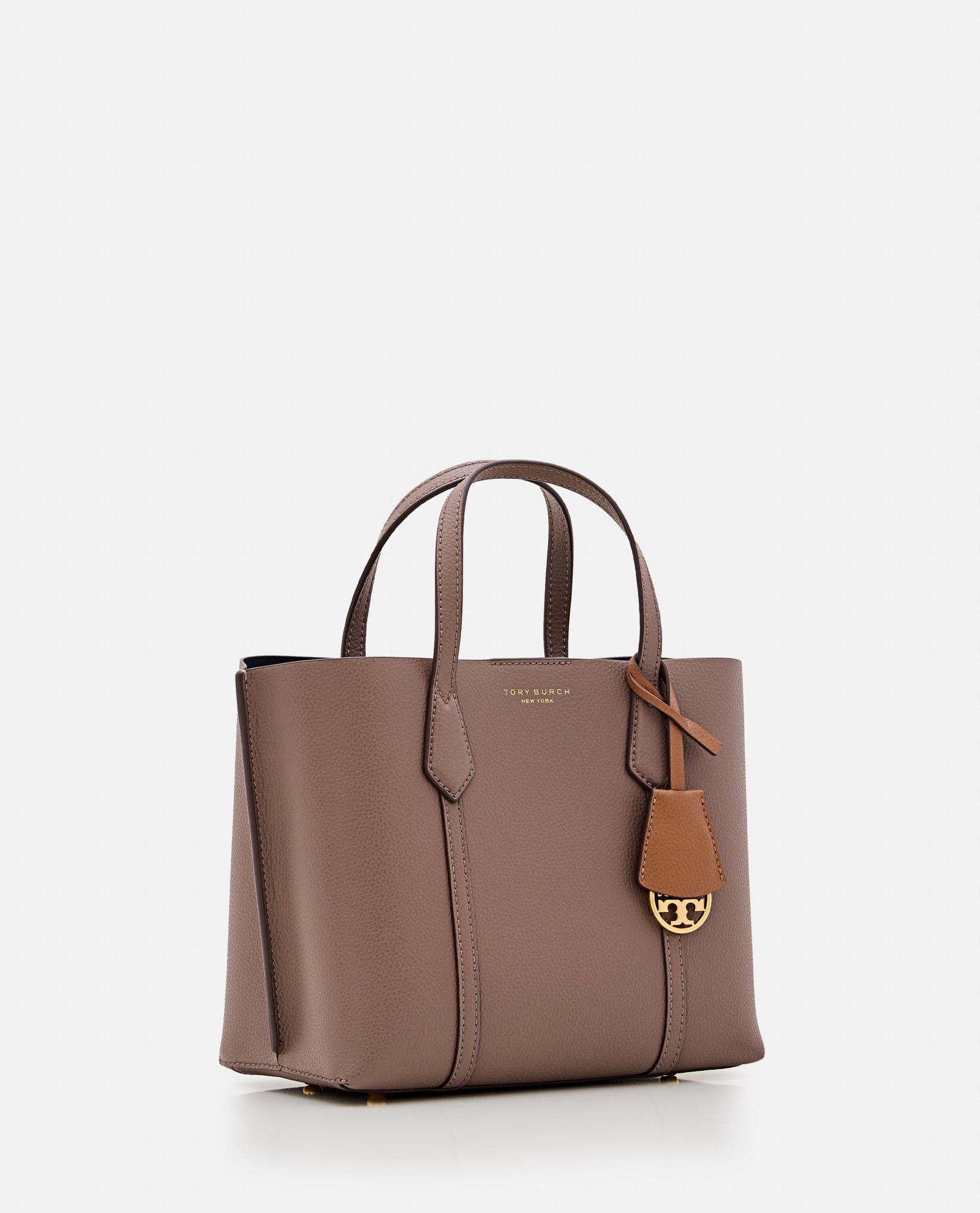 Tory Burch Small Perry Triple-compartment Tote Bag In Burgundy