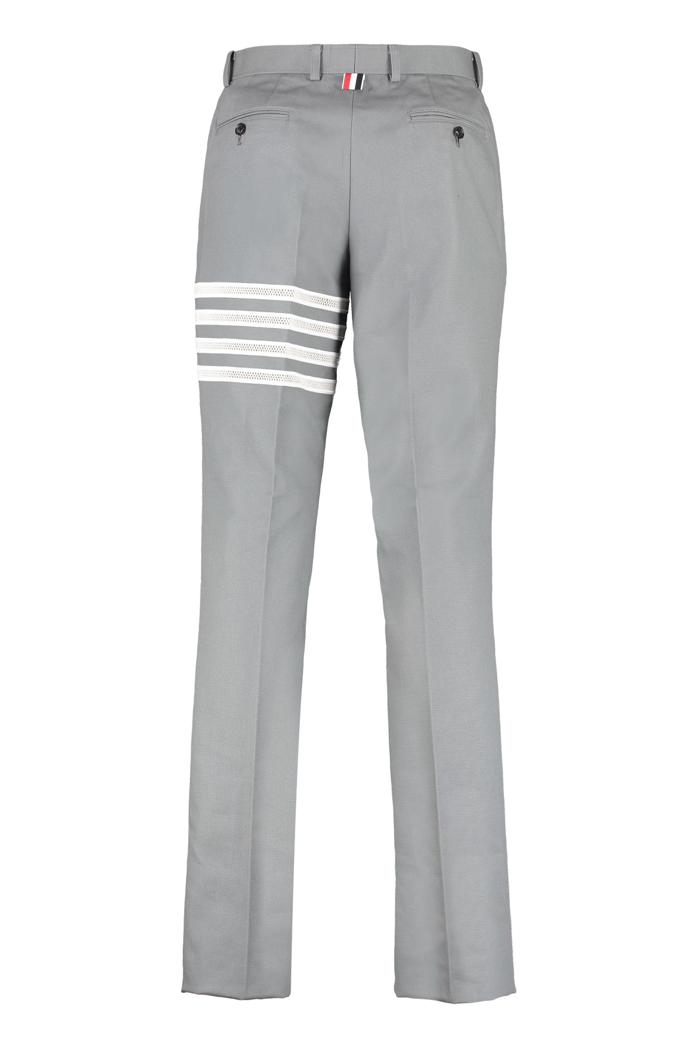 Shop Thom Browne Tailored Trousers In Grey