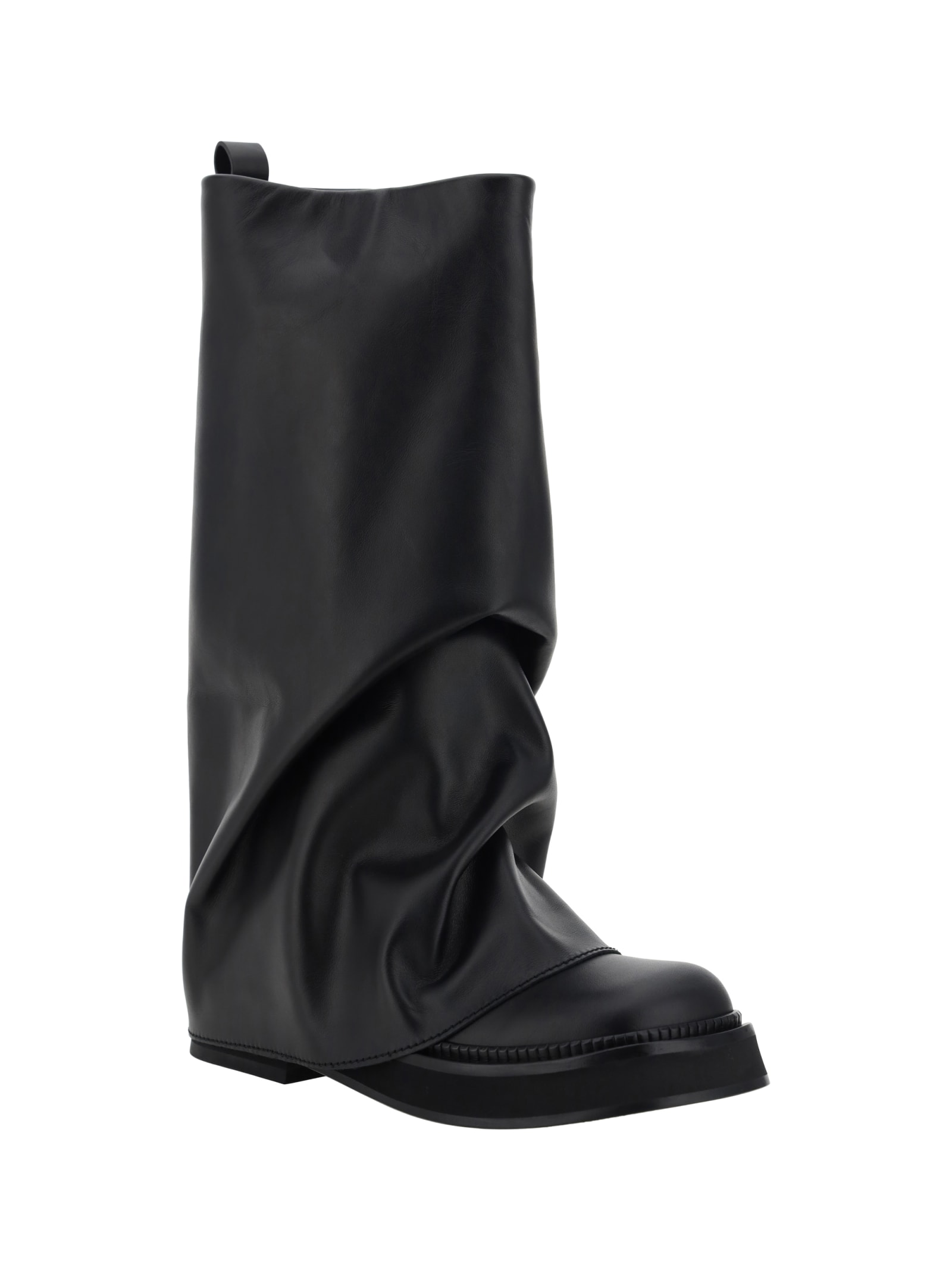 Shop Attico Robin Combat Boots In Black