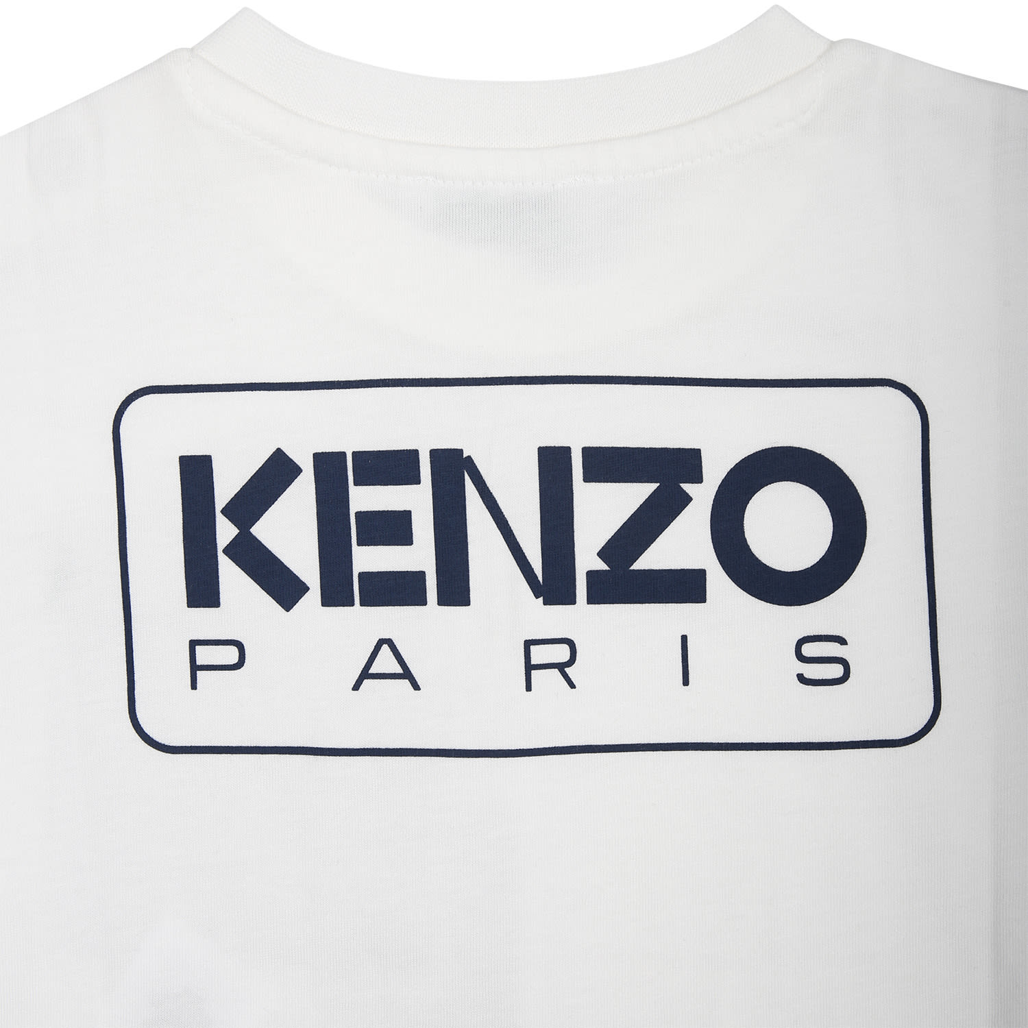 Shop Kenzo Ivory T-shirt For Baby Boy With Logo In White