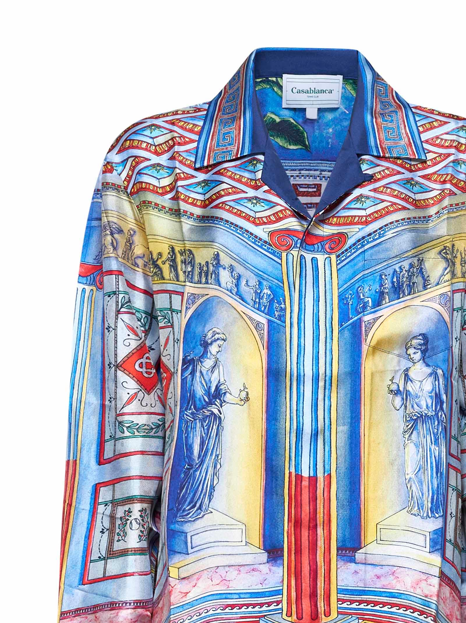 Shop Casablanca Shirt In Le Temple