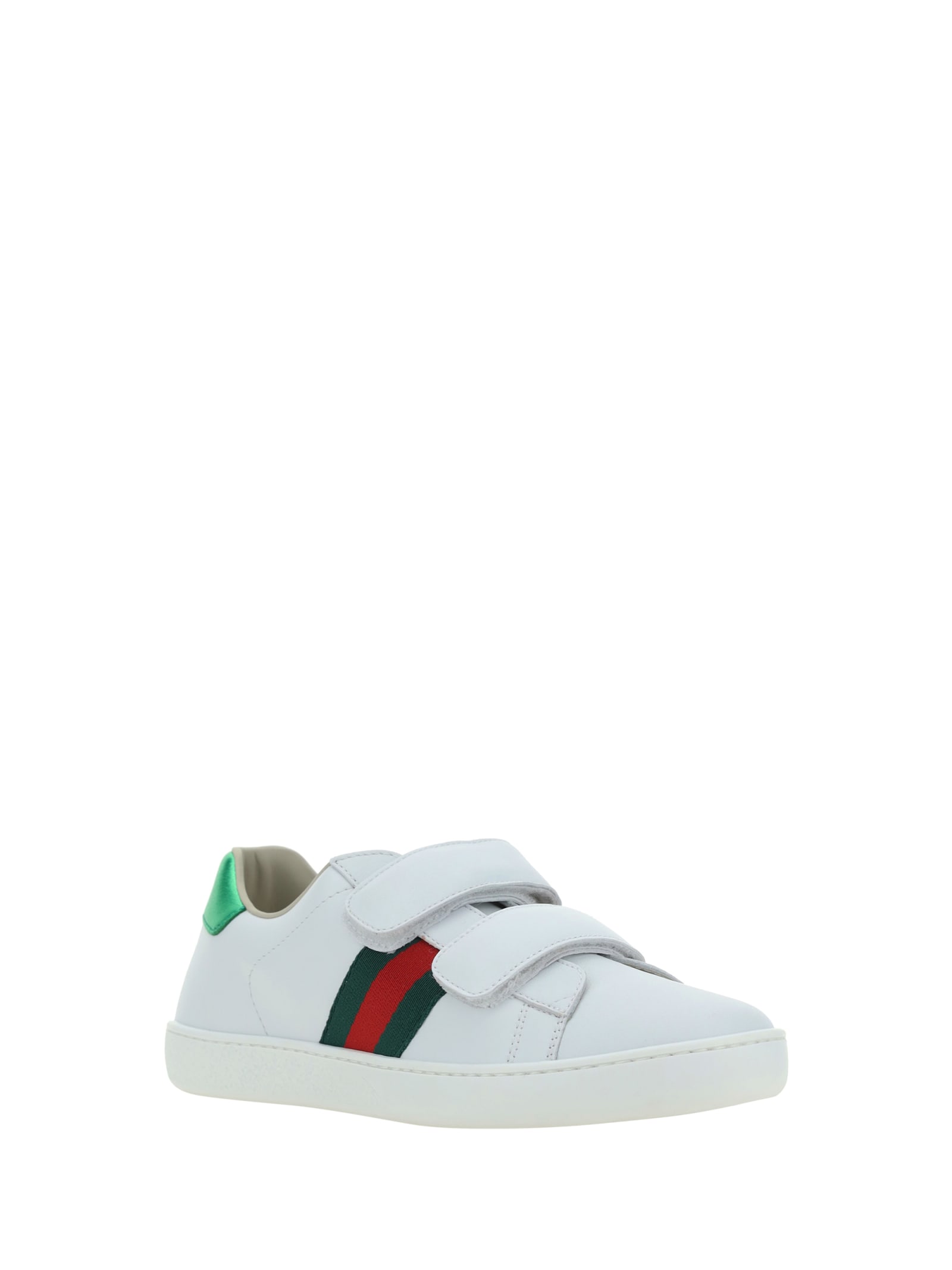 Shop Gucci Sneakers For Boy In White