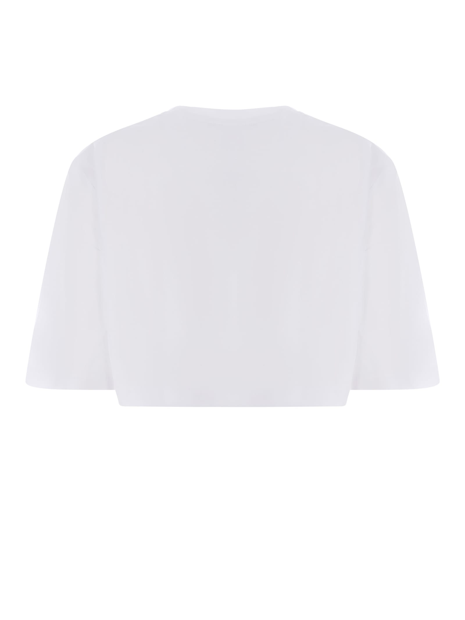 Shop Richmond T-shirt  Genya Made Of Cotton In Bianco