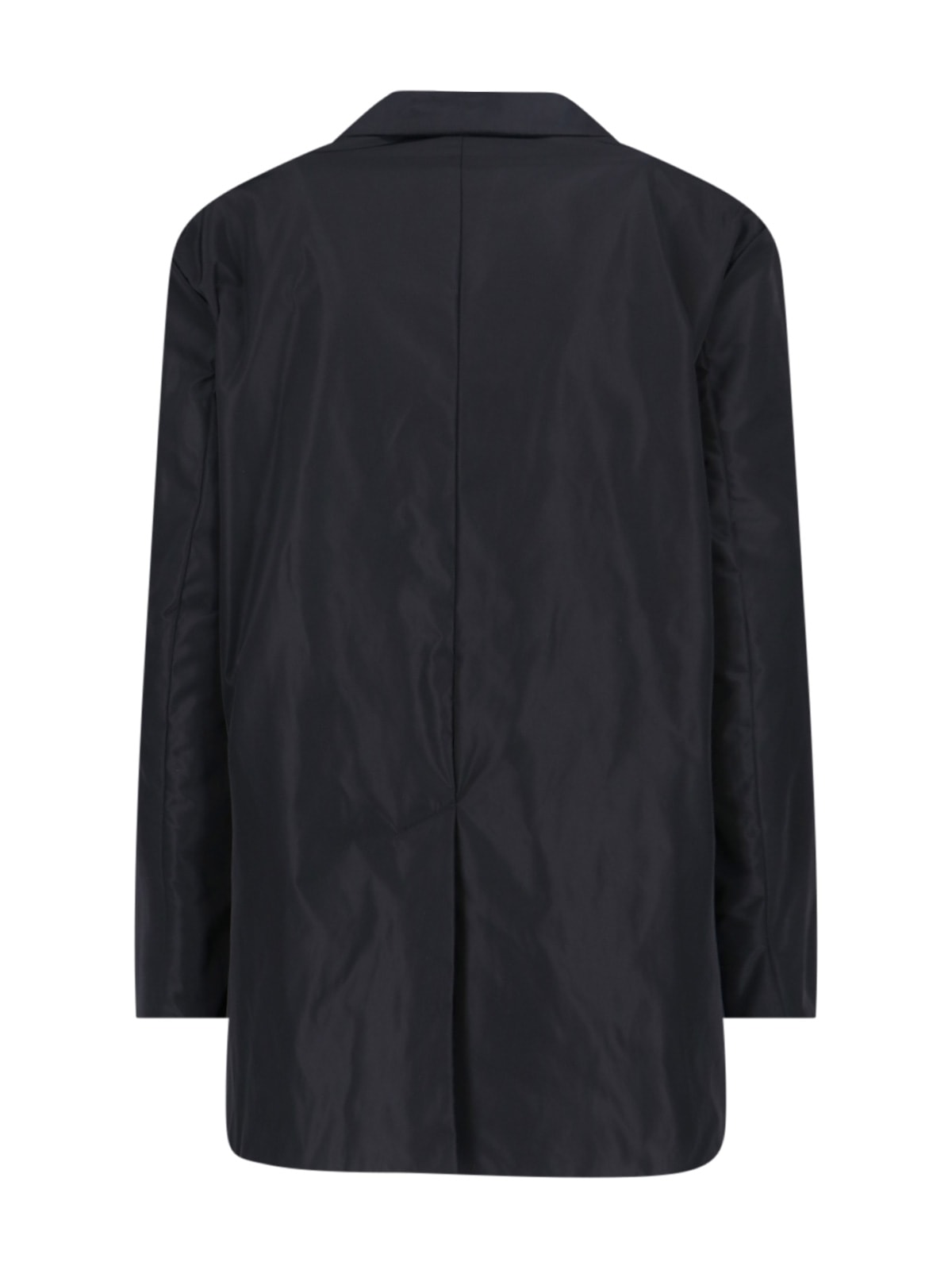 Aspesi Double-breasted Blazer Notched Lapels In Black