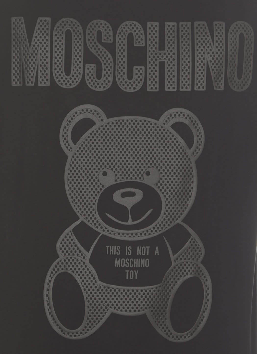 Shop Moschino T-shirt With Logo In Black
