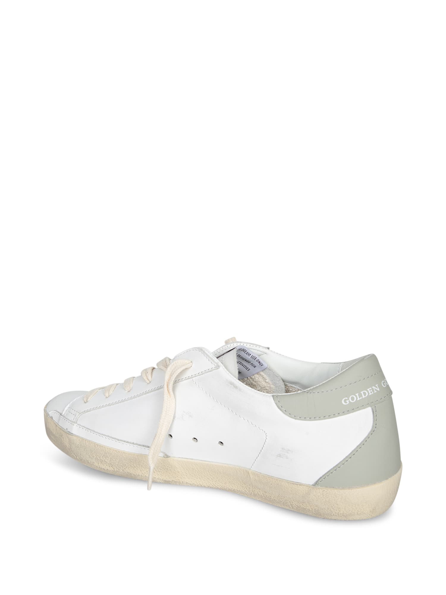 Golden Goose White Super Star Classic Sneakers In White