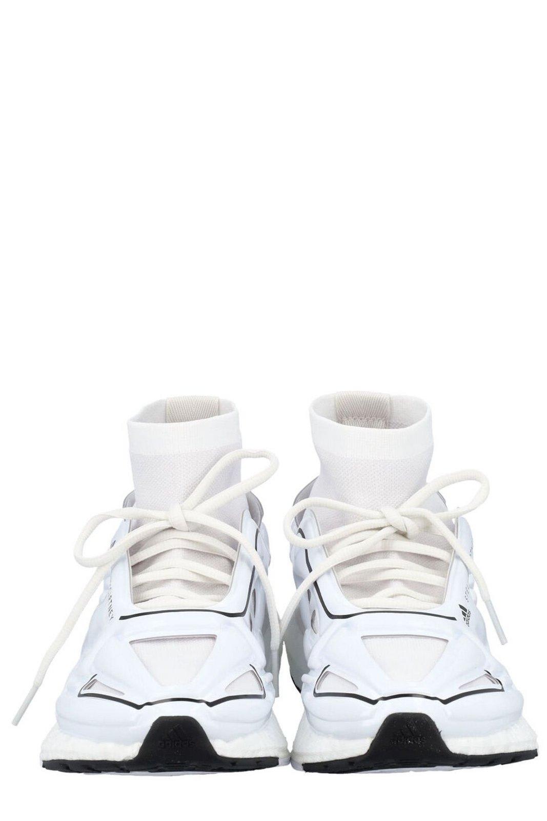 Shop Adidas By Stella Mccartney Ultraboost 22 Sock Sneakers In White
