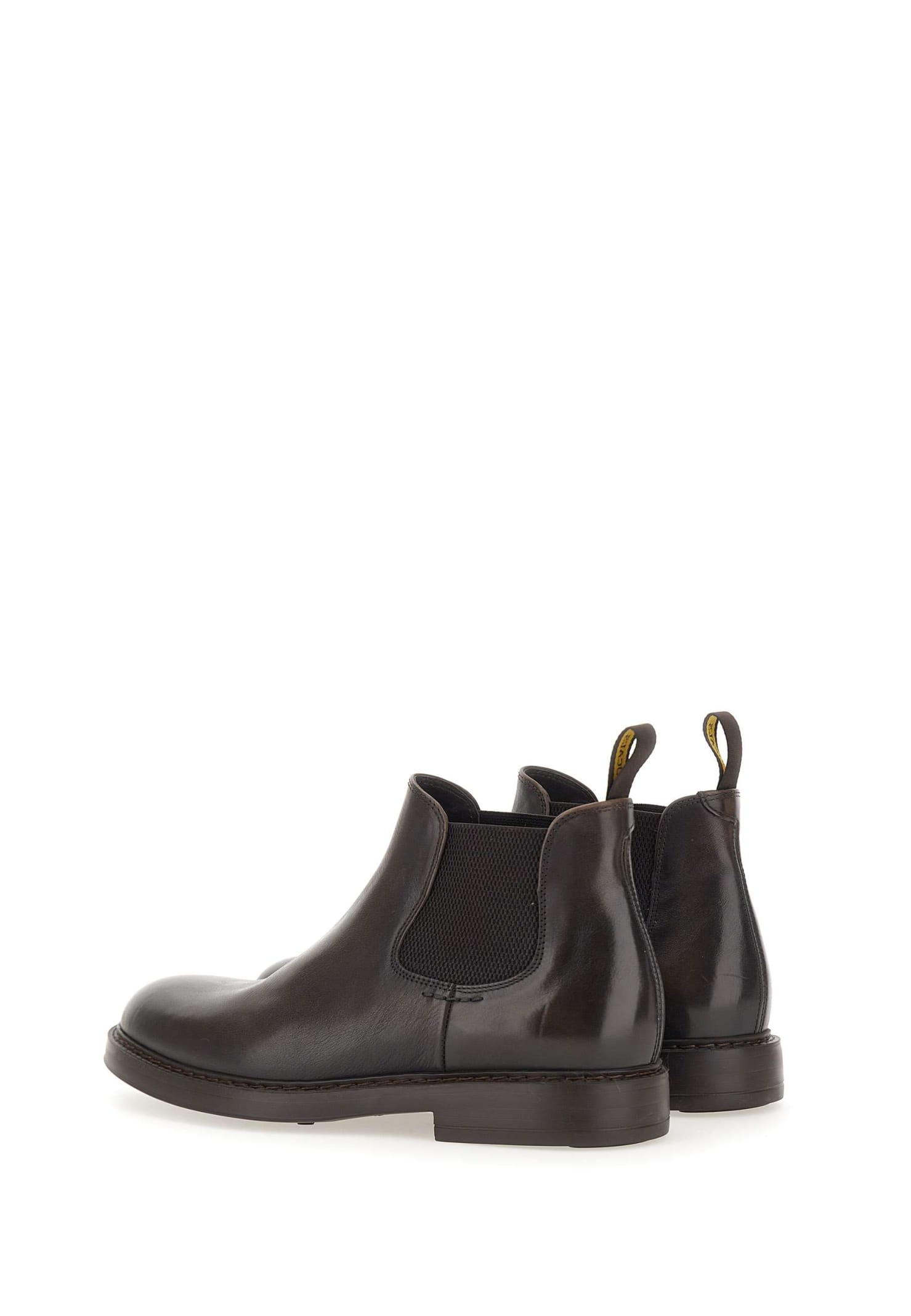 Shop Doucal's Triumph Leather Boots In Moro