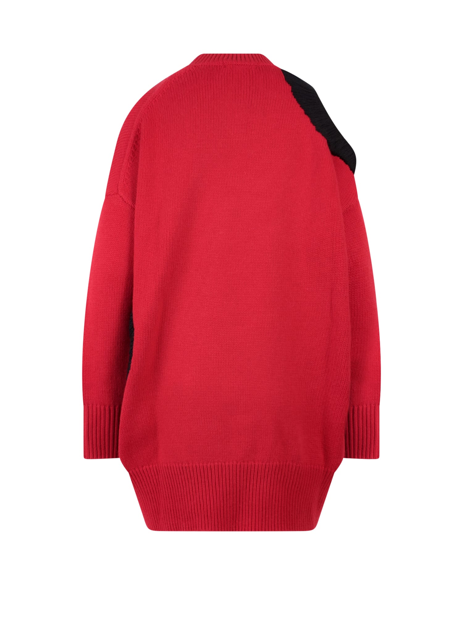 Shop Krizia Sweater In Red