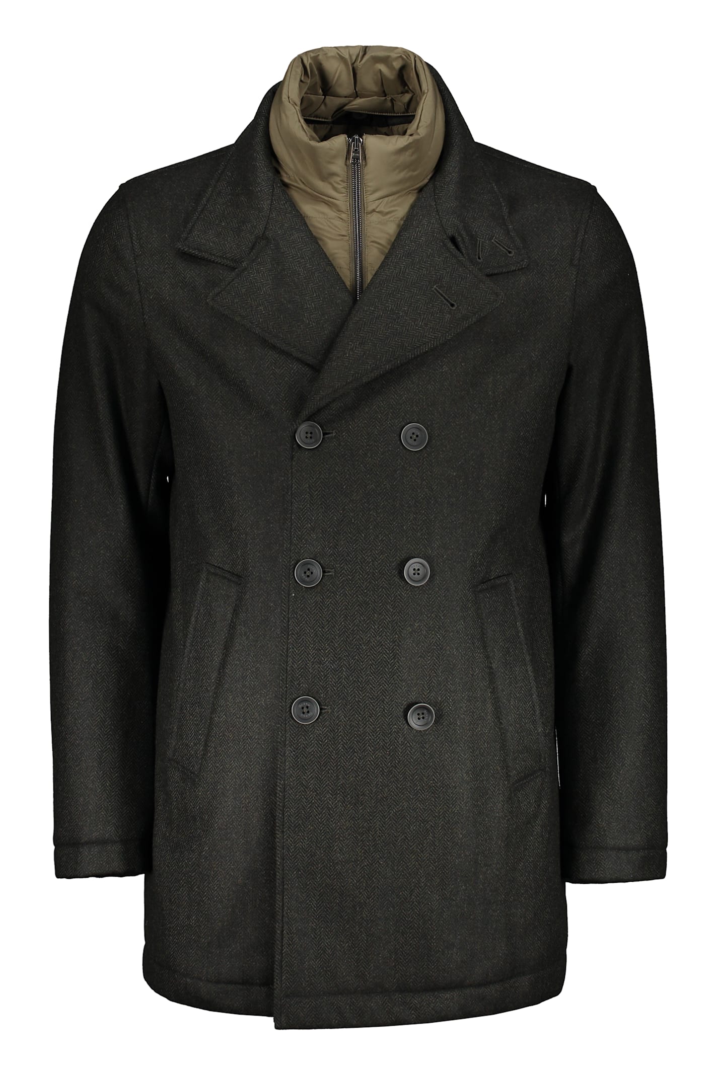 Double-breasted Wool Coat