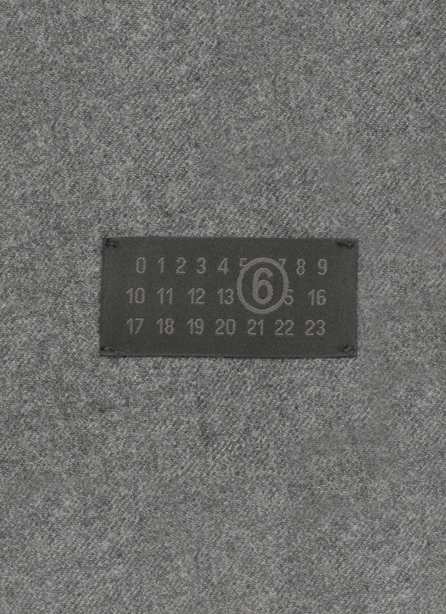 Mm6 Maison Margiela Double-breasted Jacket Jackets Grey In Gray