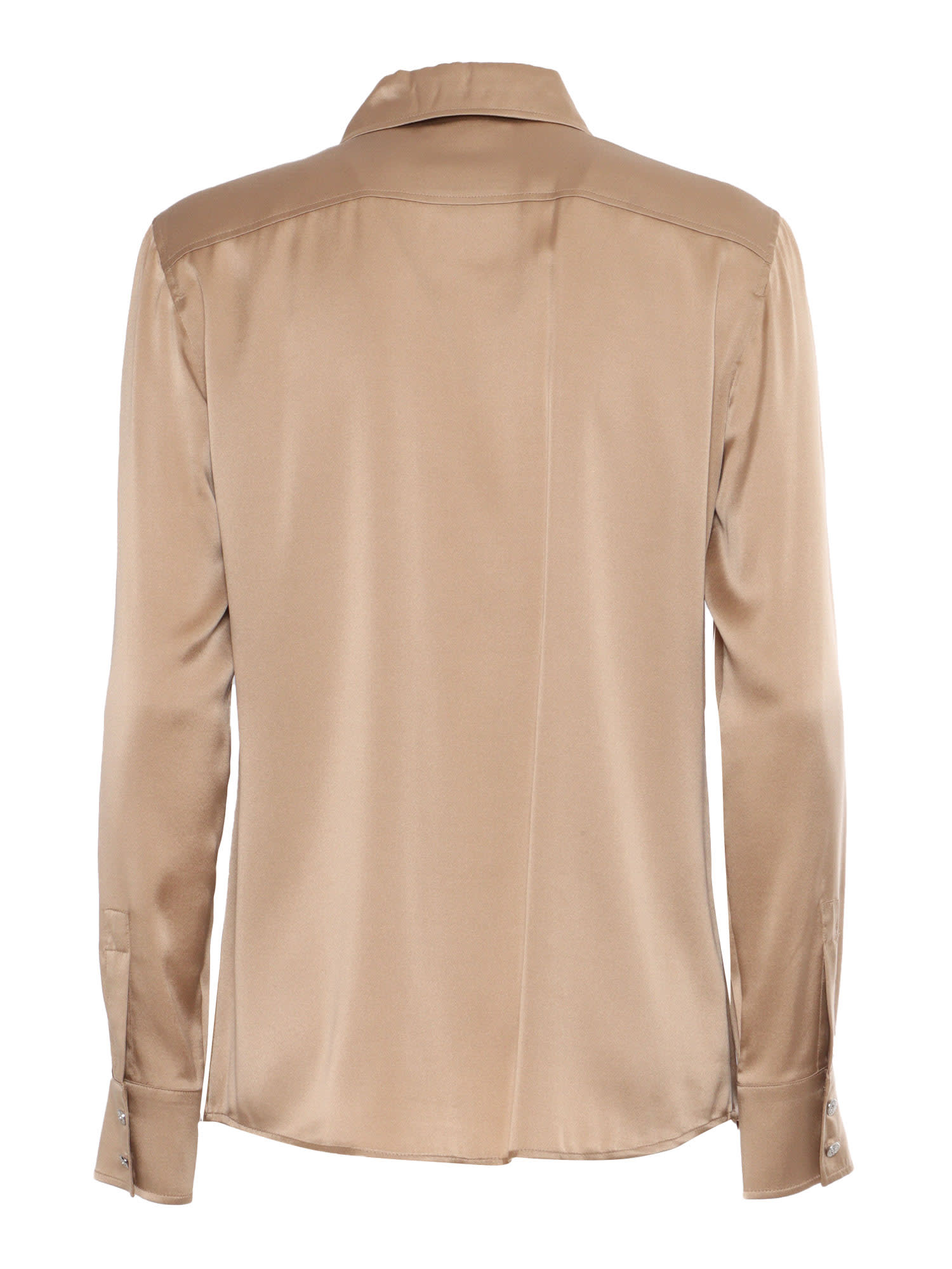 Shop Max Mara Baden Camel Shirt