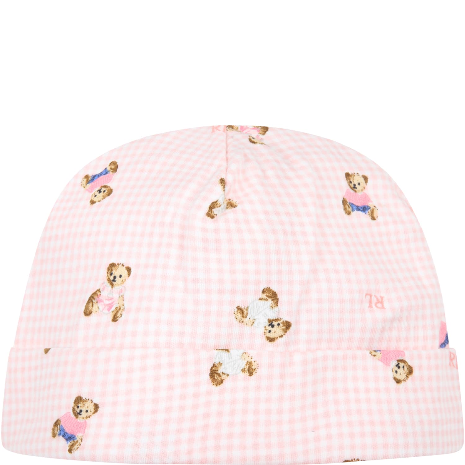 Ralph Lauren Multicolor Hat For Baby Girl With Bears