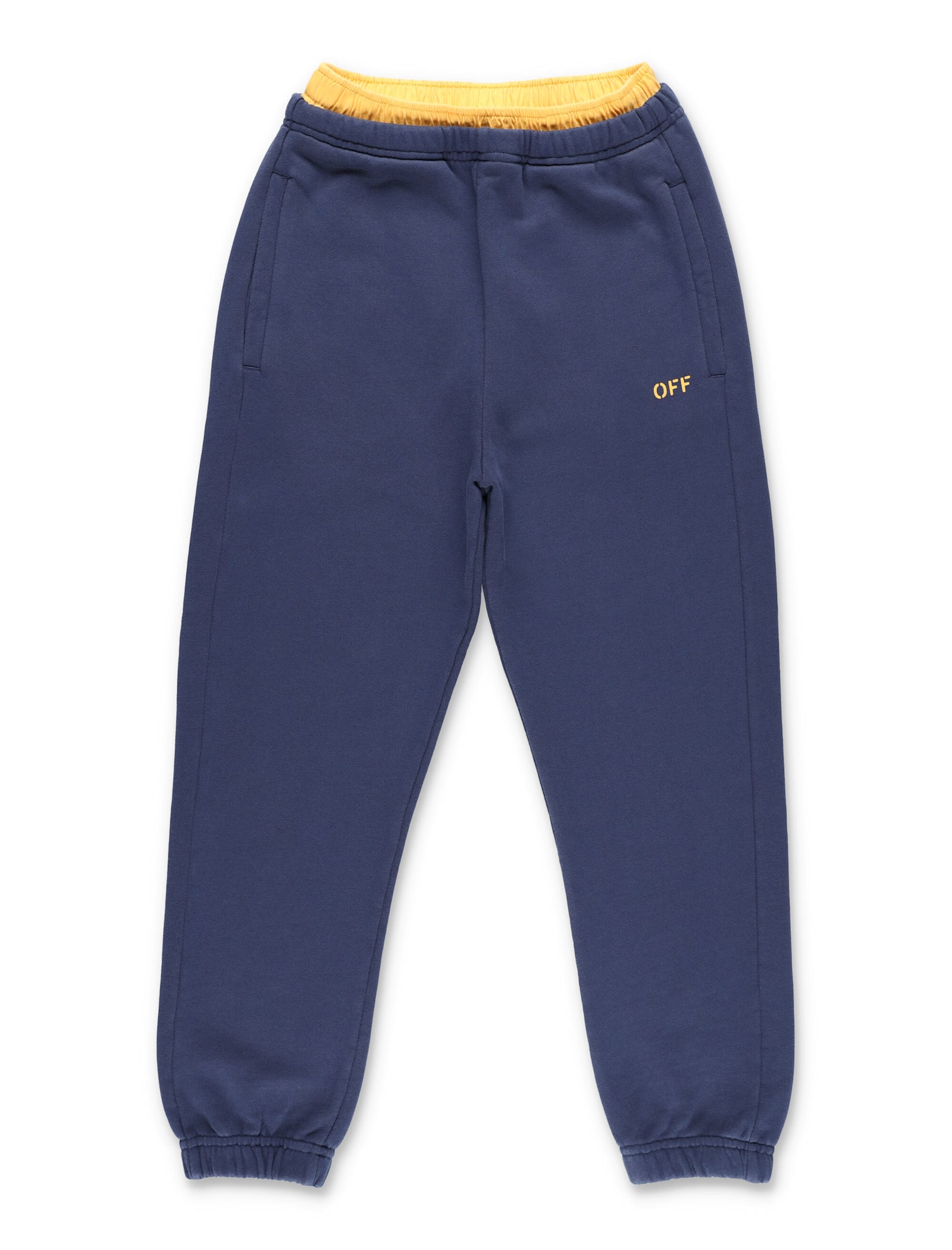 Off-white Drawstring Sweatpants In Blue