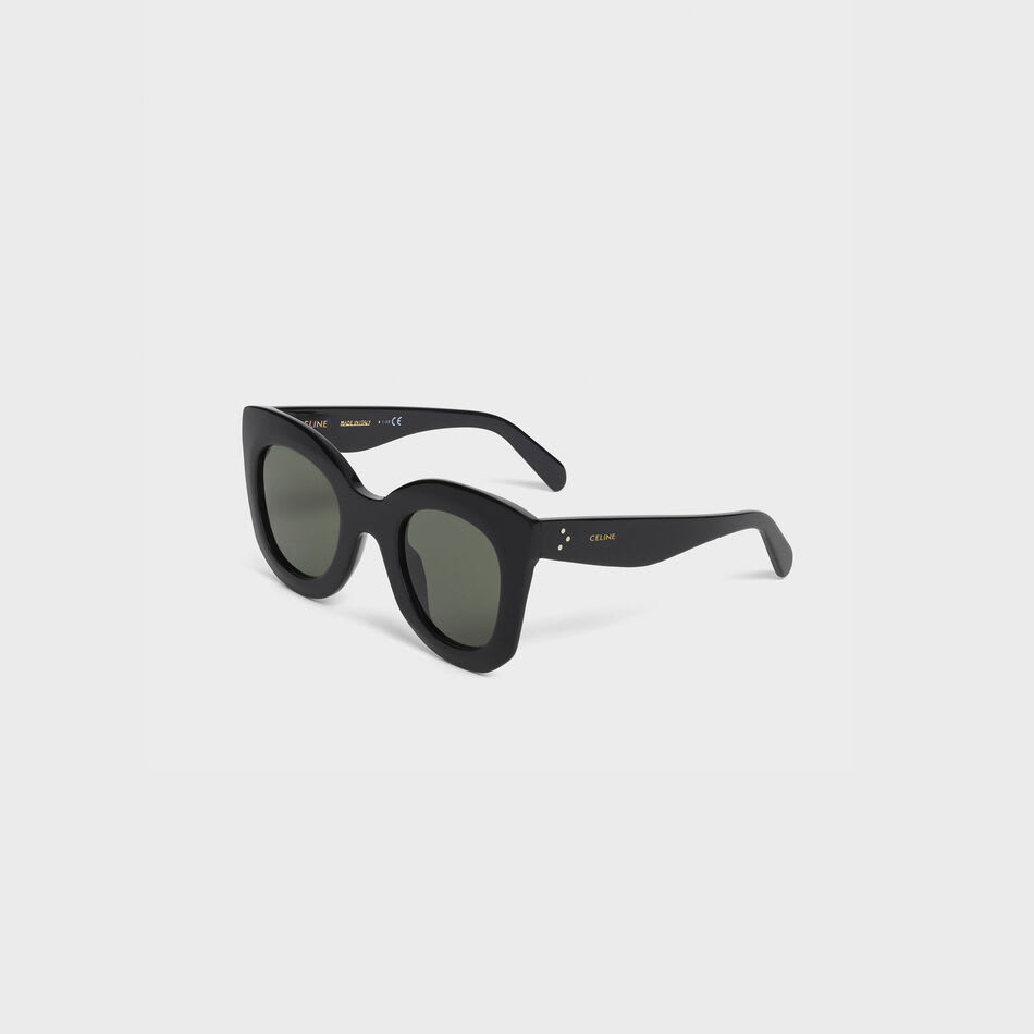 Shop Celine Cl4005in 01n Sunglasses