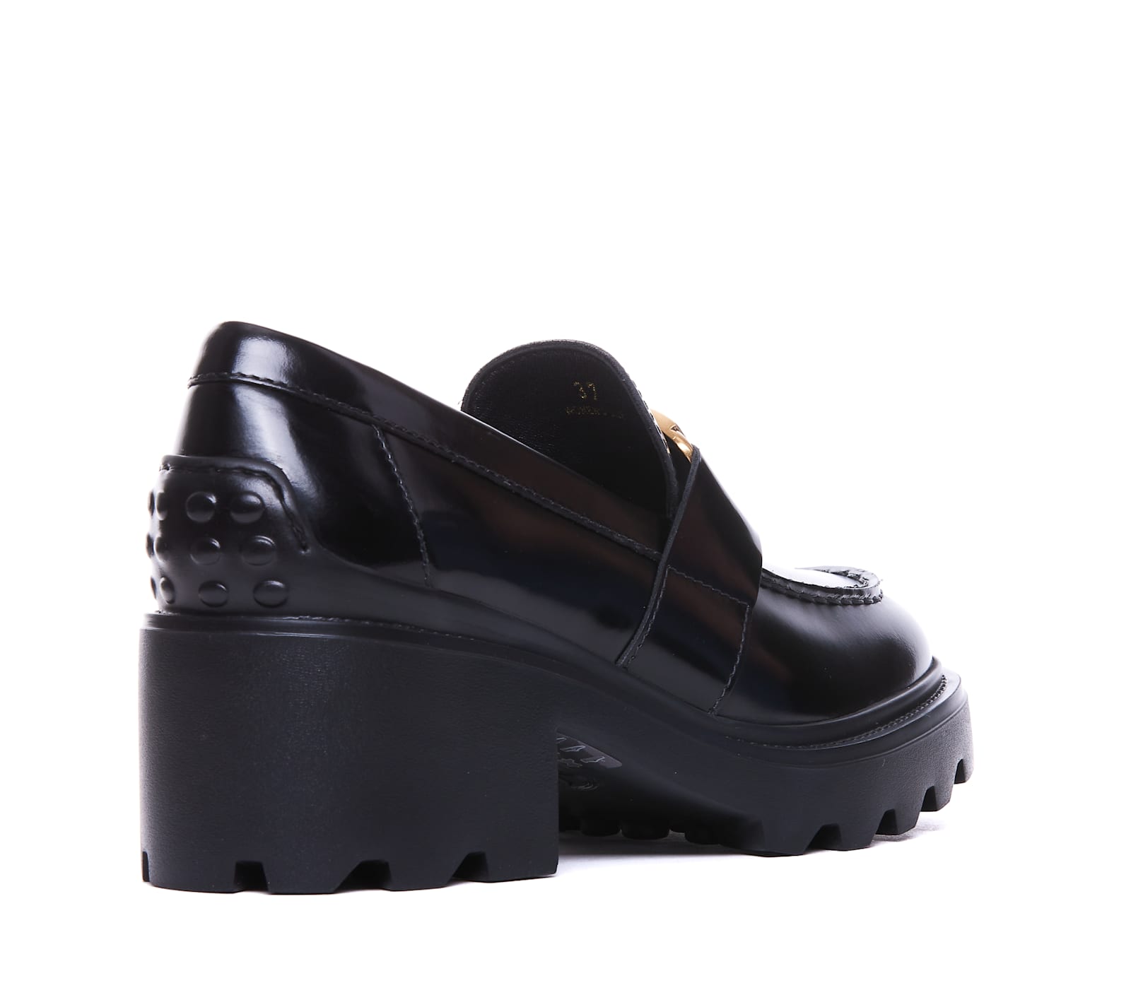 Shop Tod's Loafers In Black