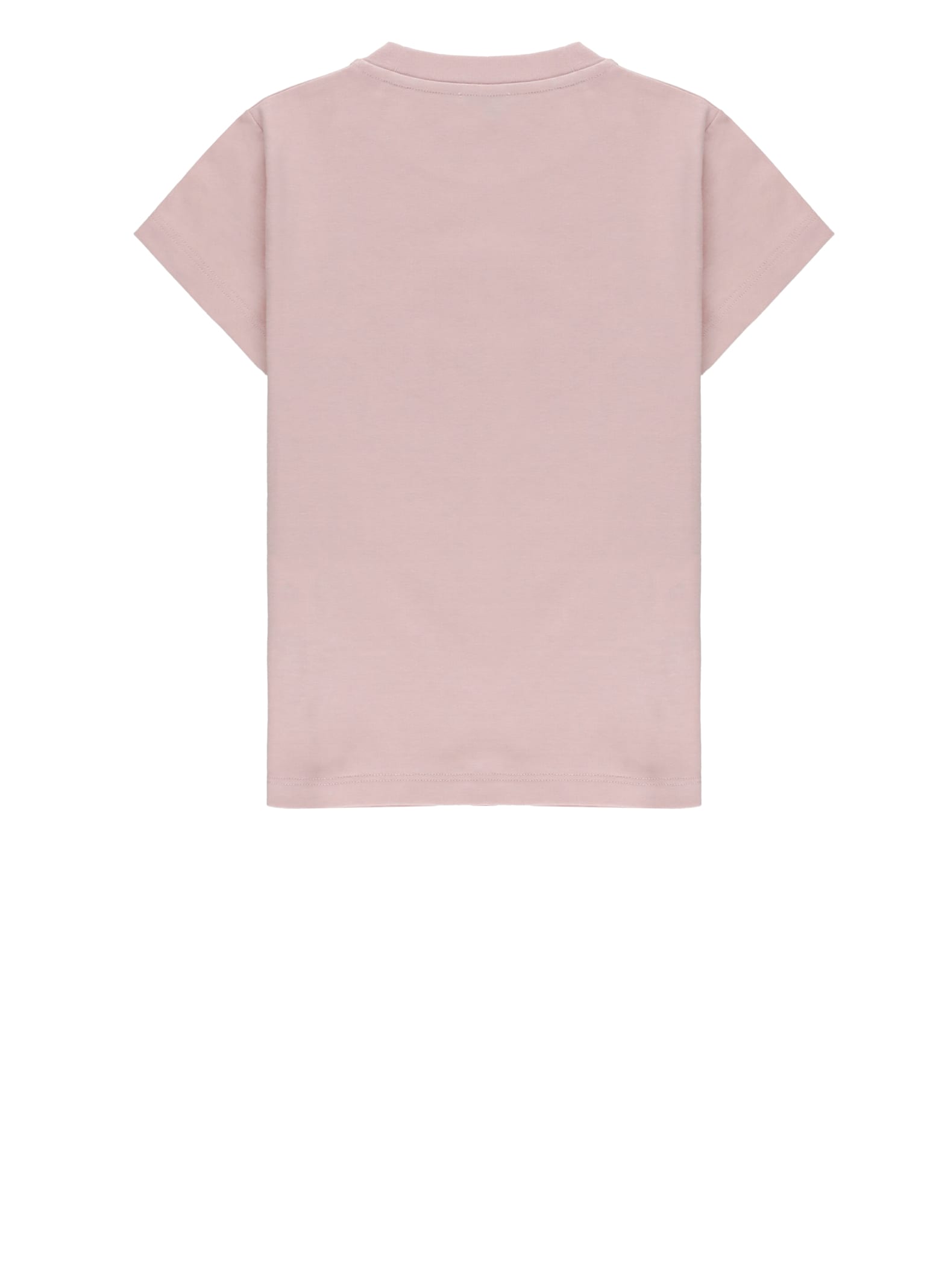 Golden Goose T-shirt With Logo In Pink