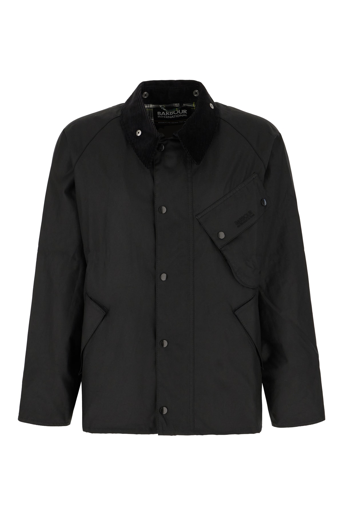 Barbour Black Cotton International A7 Pacemaster Jacket