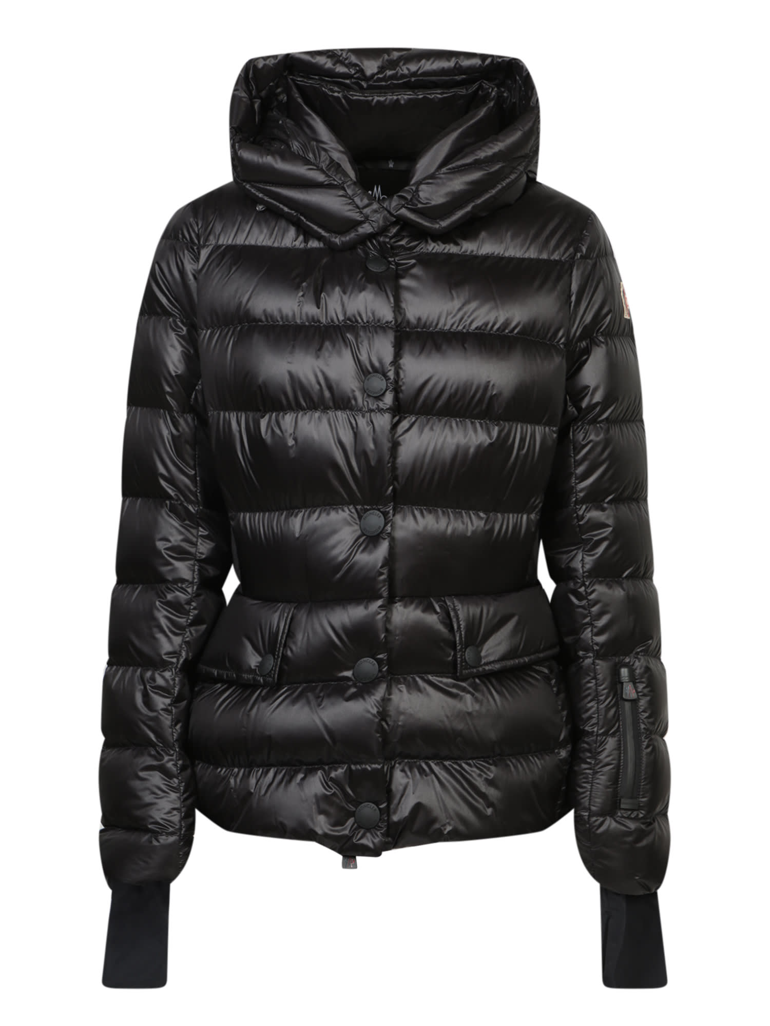 Shop Moncler Armoniques Black Down Jacket