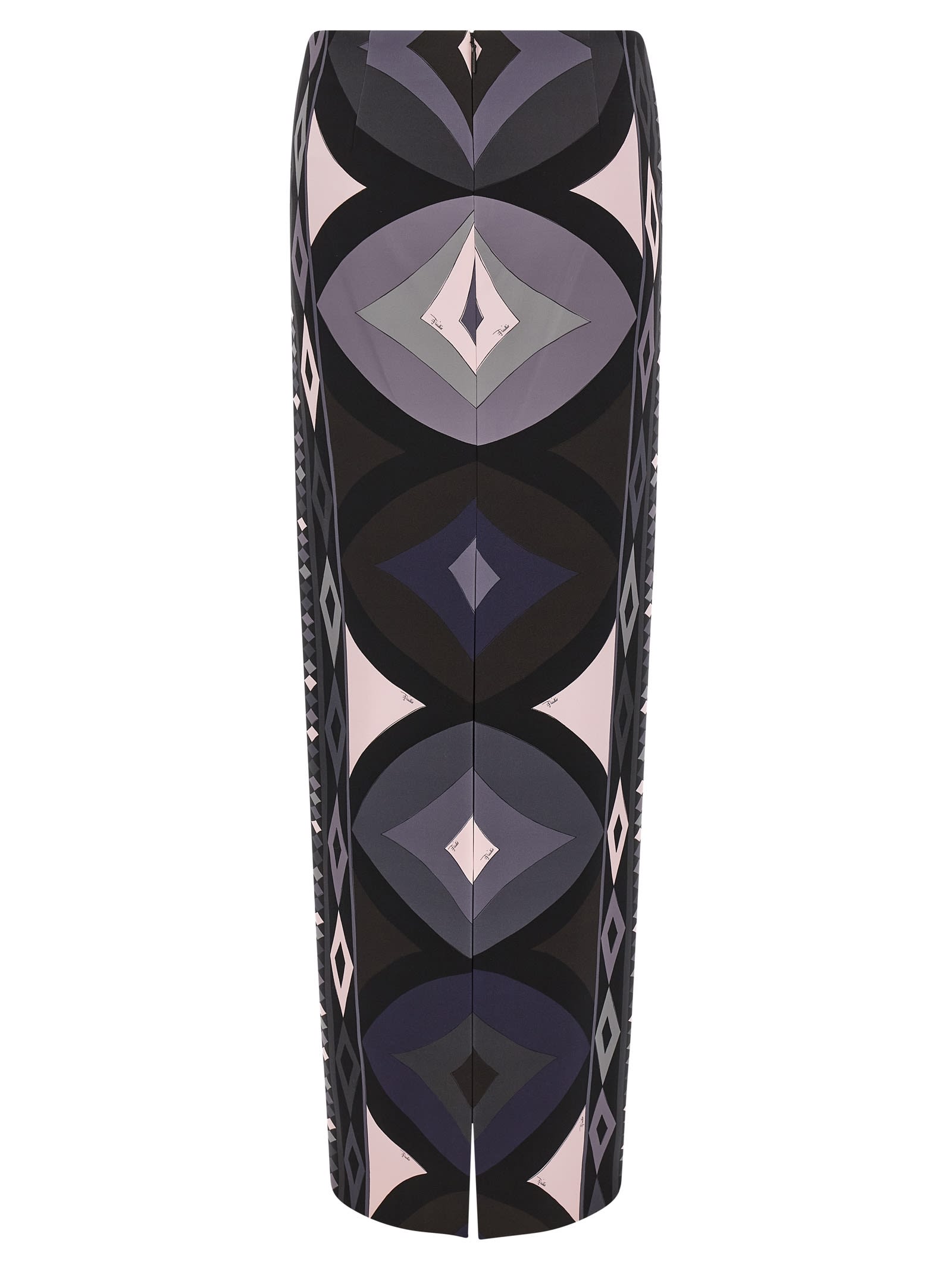 Pucci Iride-print Maxi Skirt In Multi