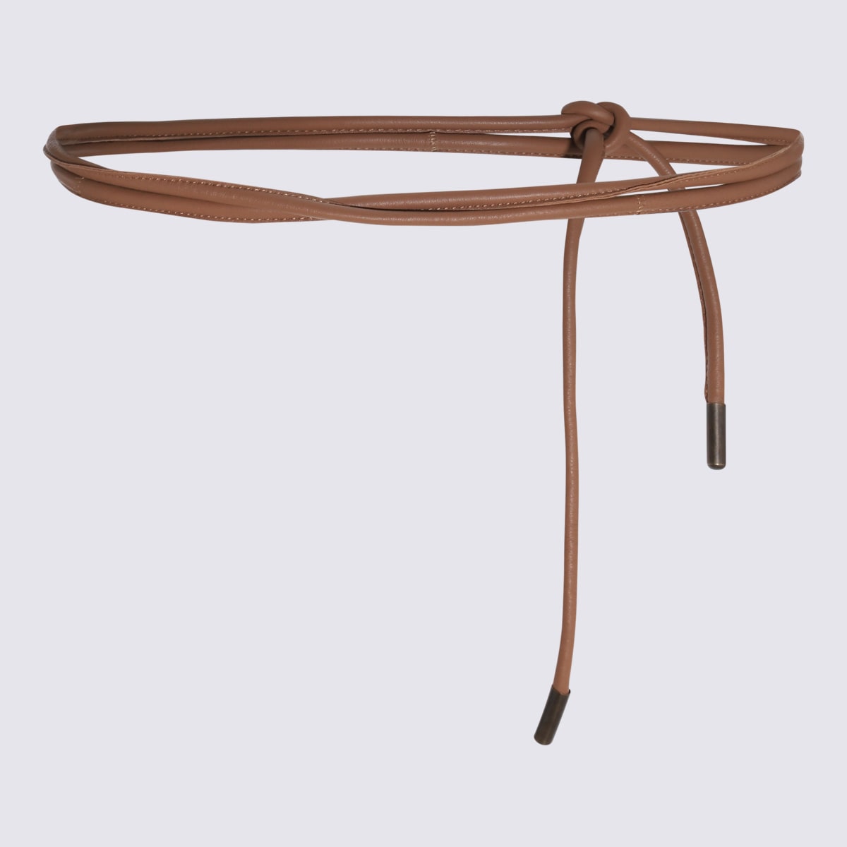Federica Tosi Camel Brown Leather Belt