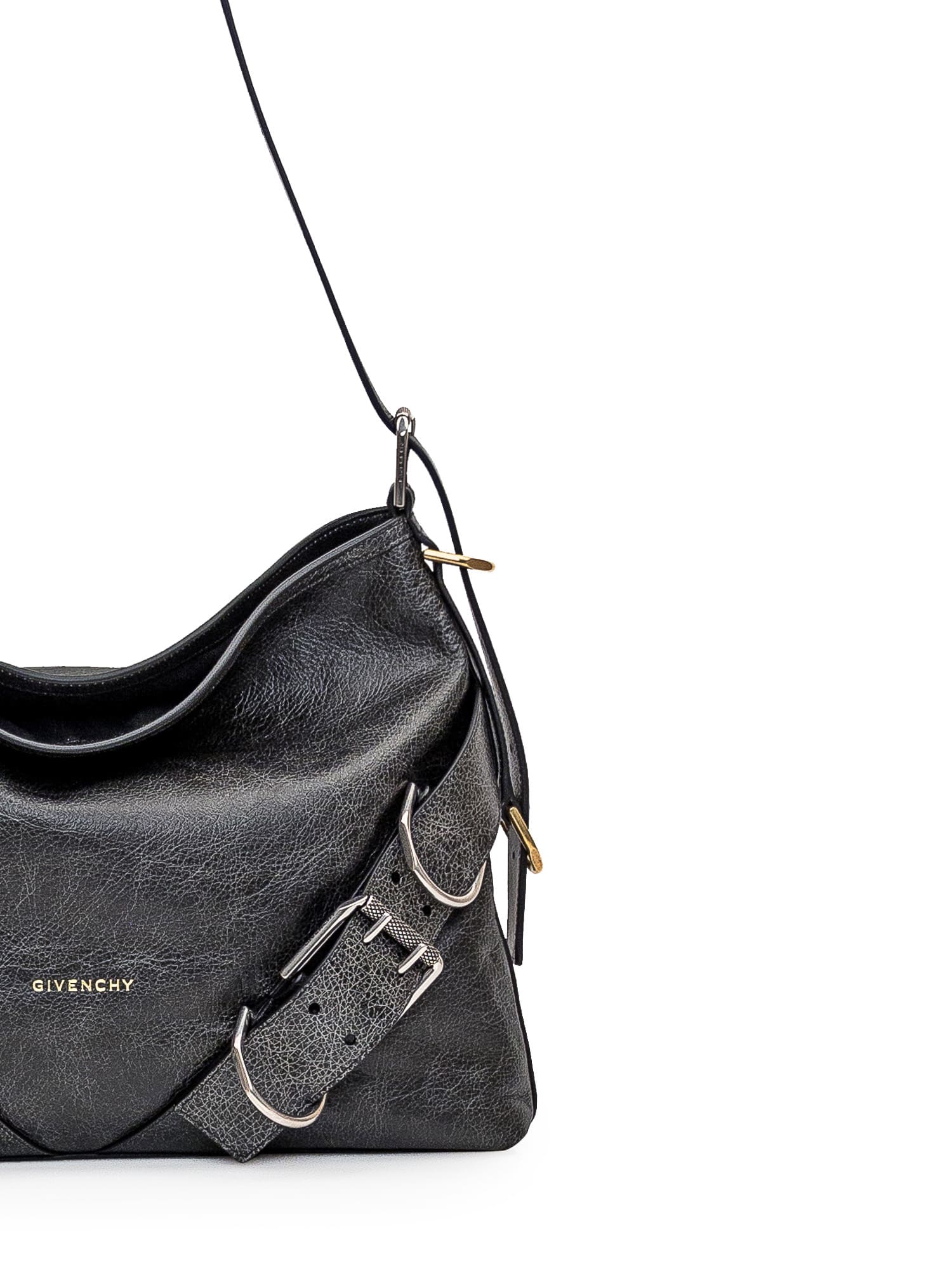 Shop Givenchy Voyou Medium Bag In Black