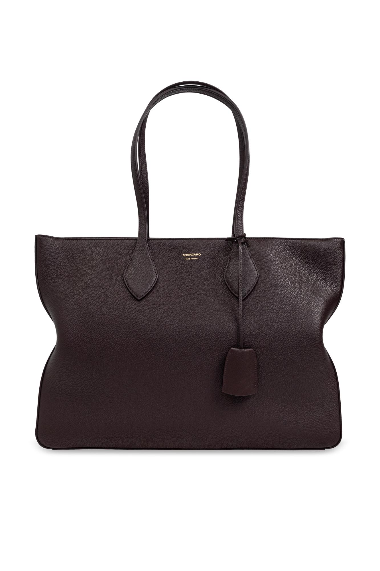 Ferragamo Star Tote In Purple